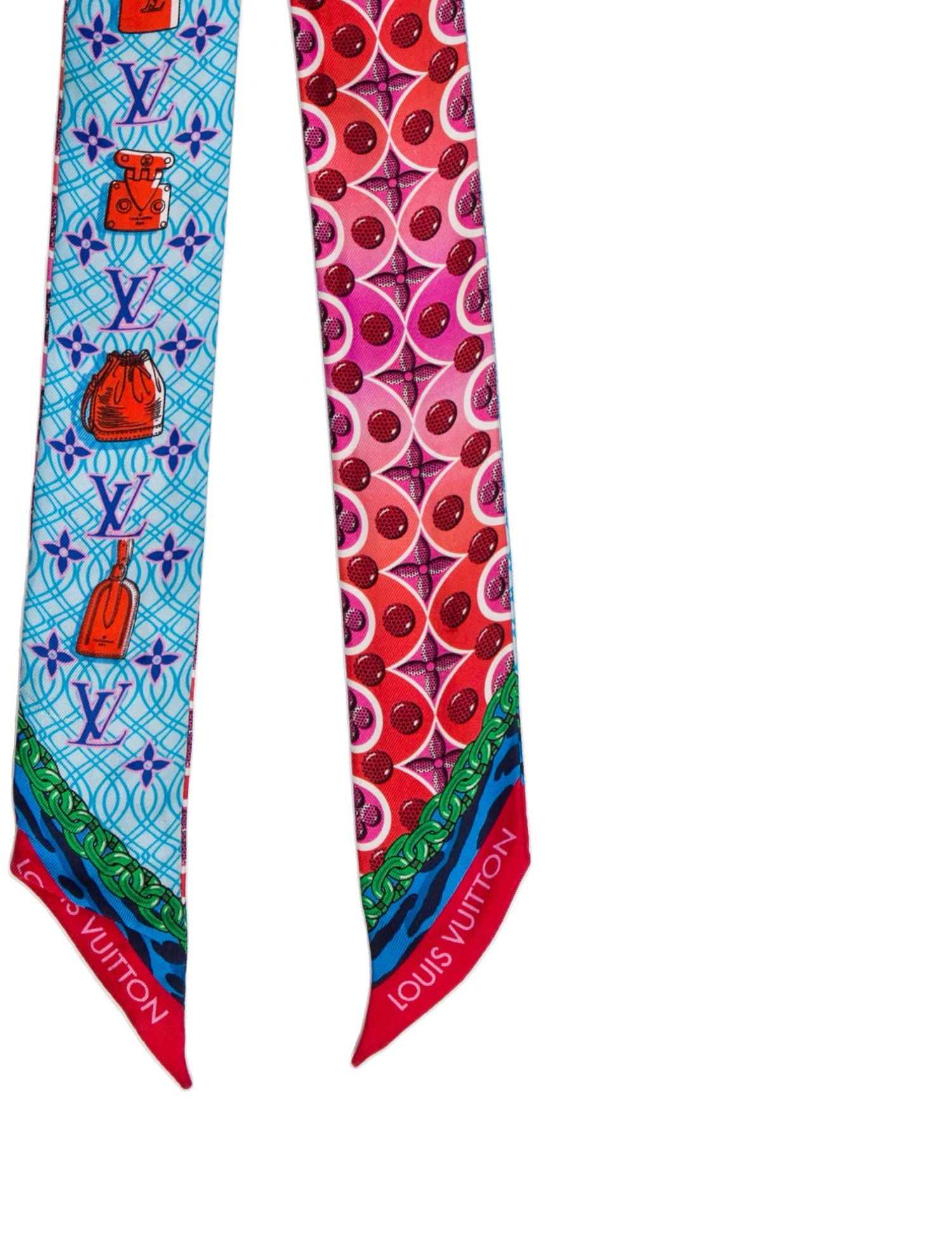 Louis Vuitton BB Bubblegum Silk Bandeau Silk Scarf