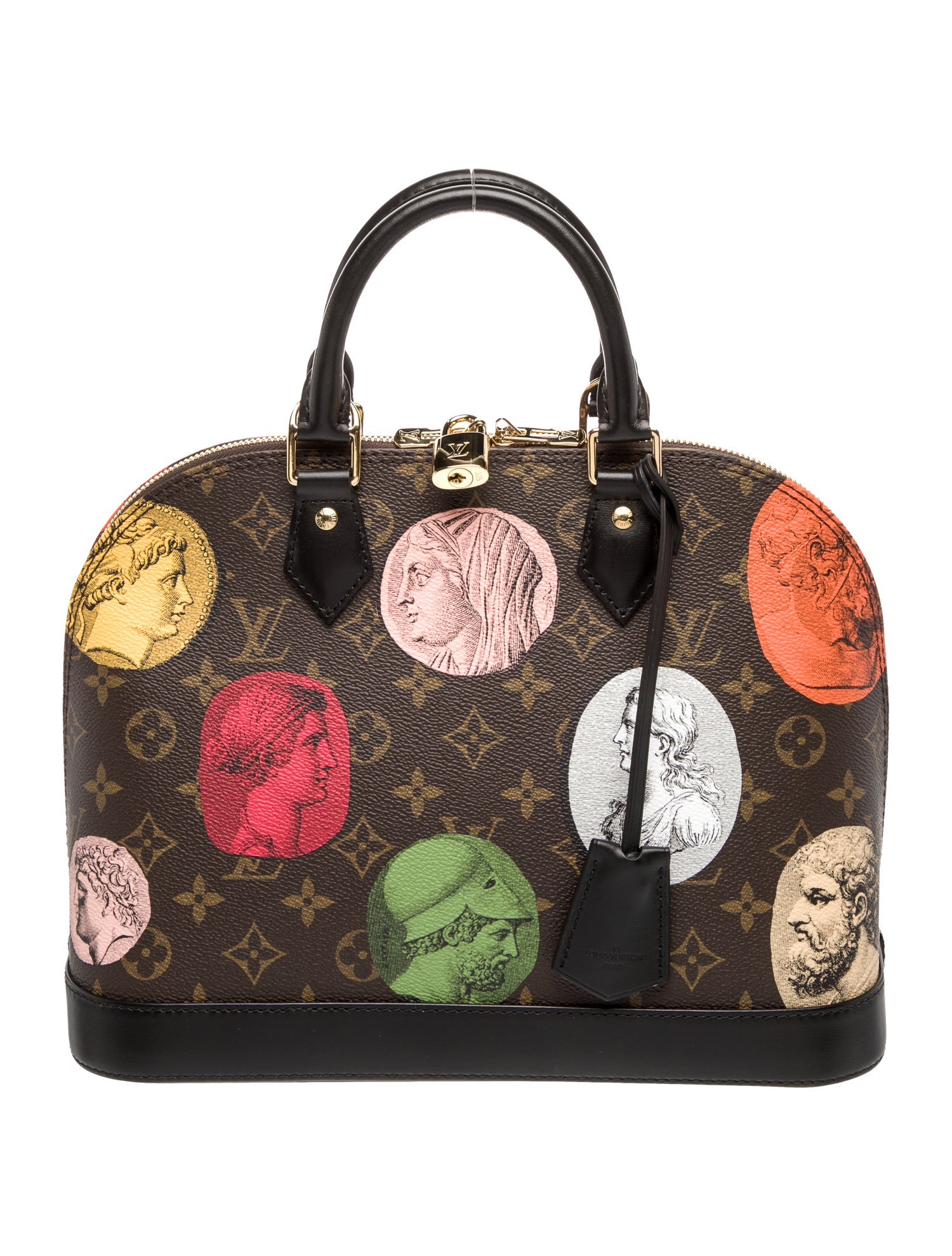 Louis Vuitton x FORNASETTI LV Monogram Cameo Alma PM