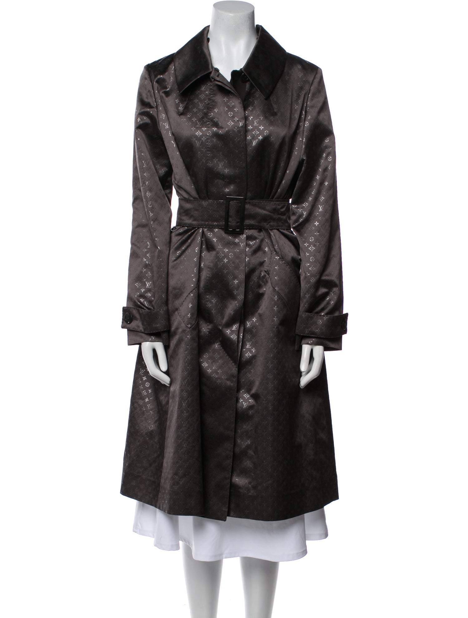 Louis Vuitton 2008 Silk Trench Coat