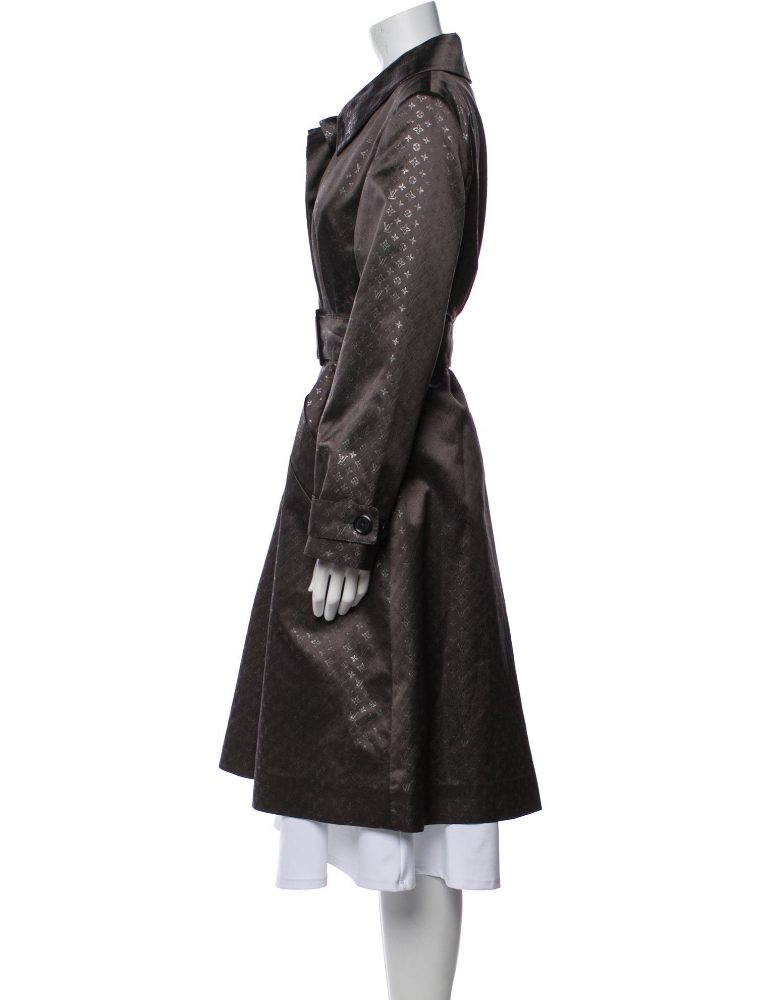 Louis Vuitton 2008 Silk Trench Coat