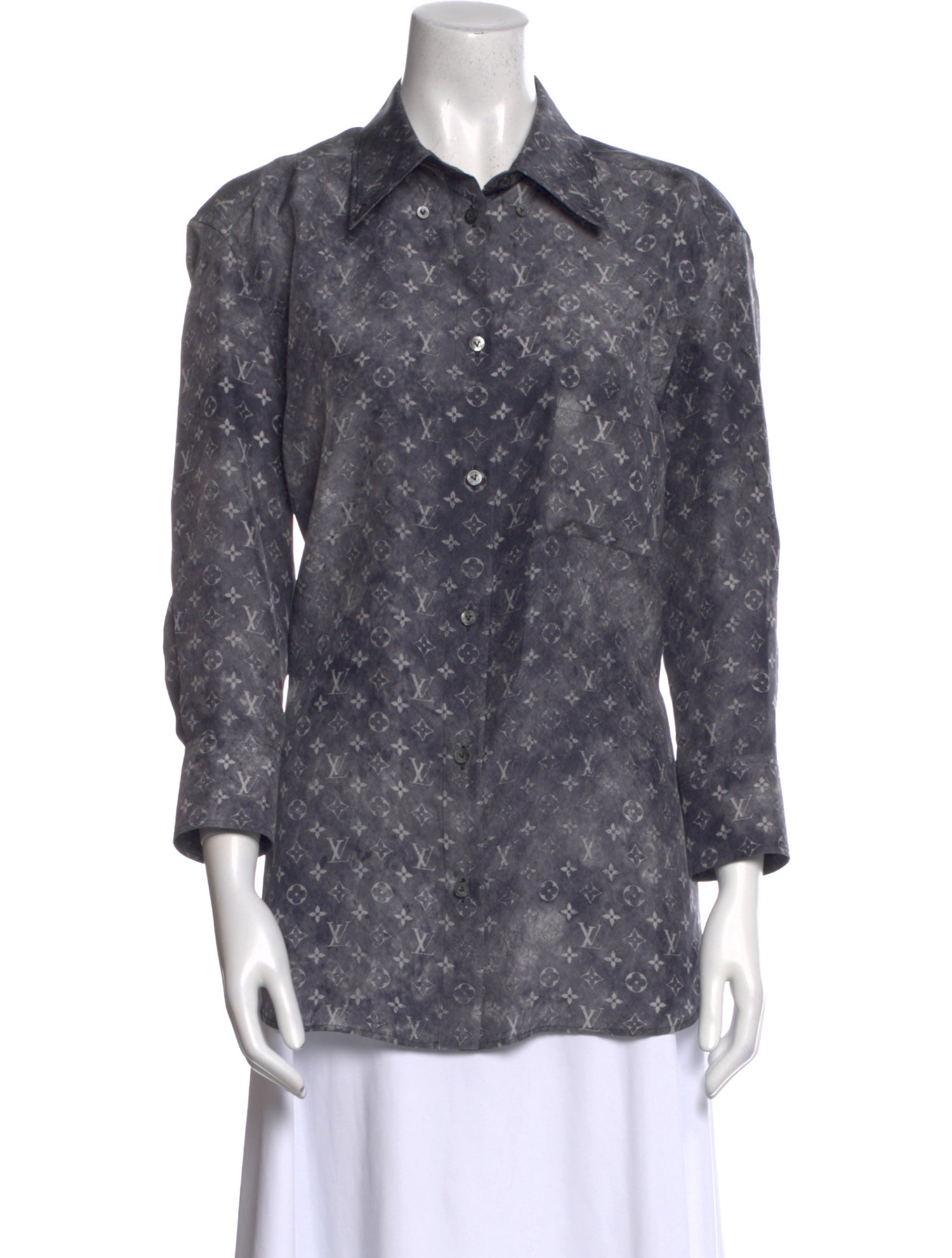 Louis Vuitton 2025 Silk Button-Up Top