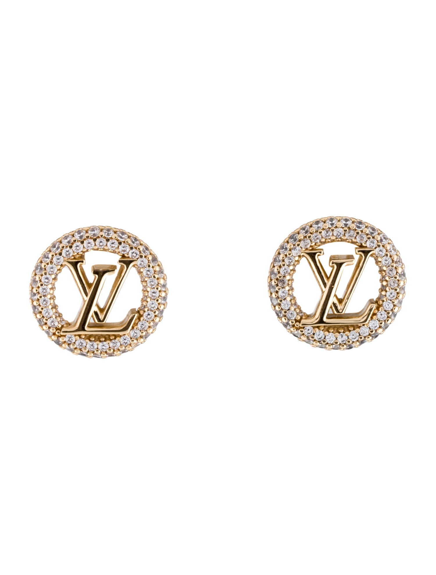 Louis Vuitton Crystal Louise By Night Earrings
