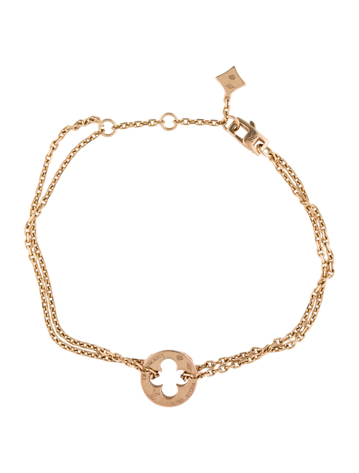 Louis Vuitton 18K Empreinte Chain Bracelet