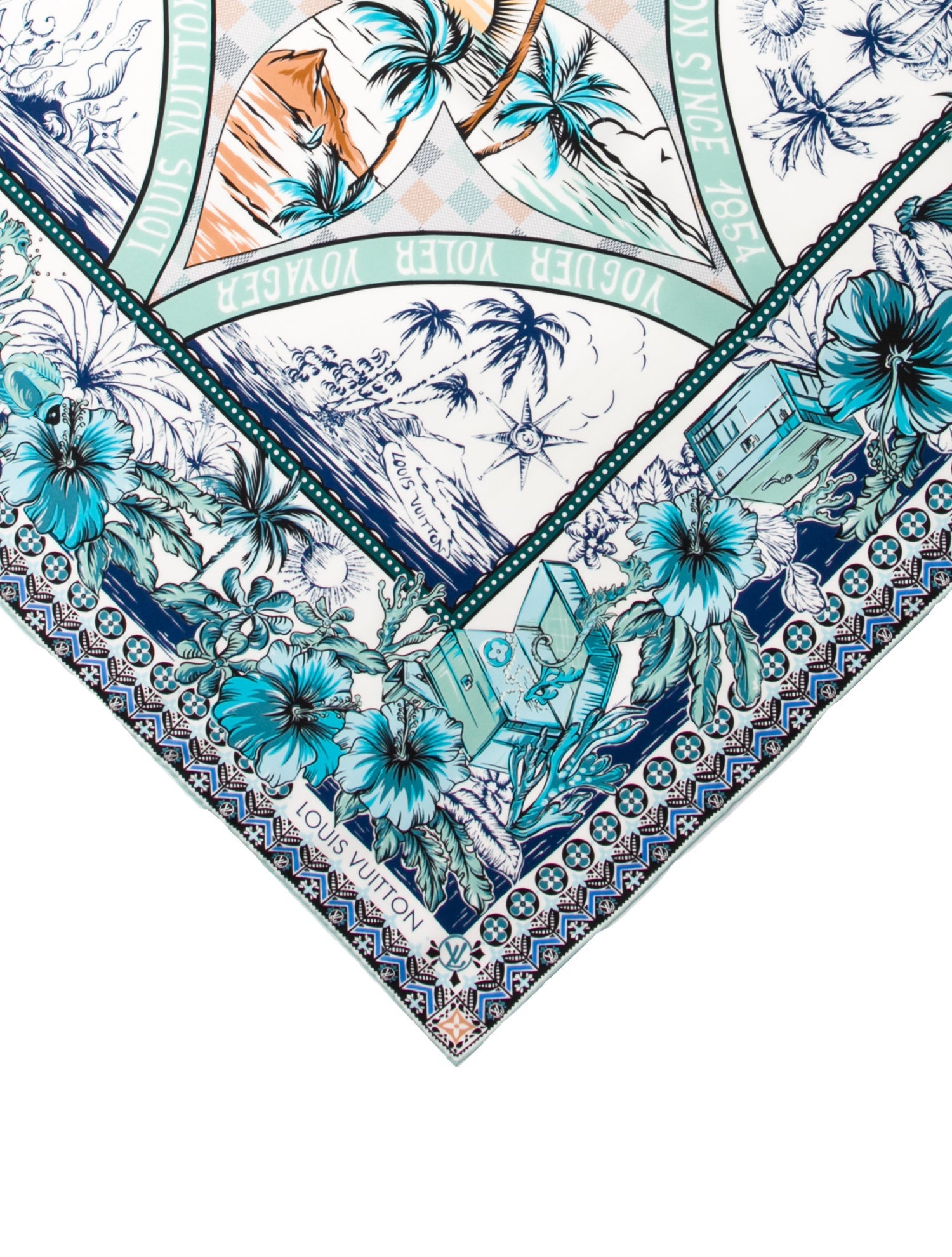 Louis Vuitton LV Island Silk Scarf