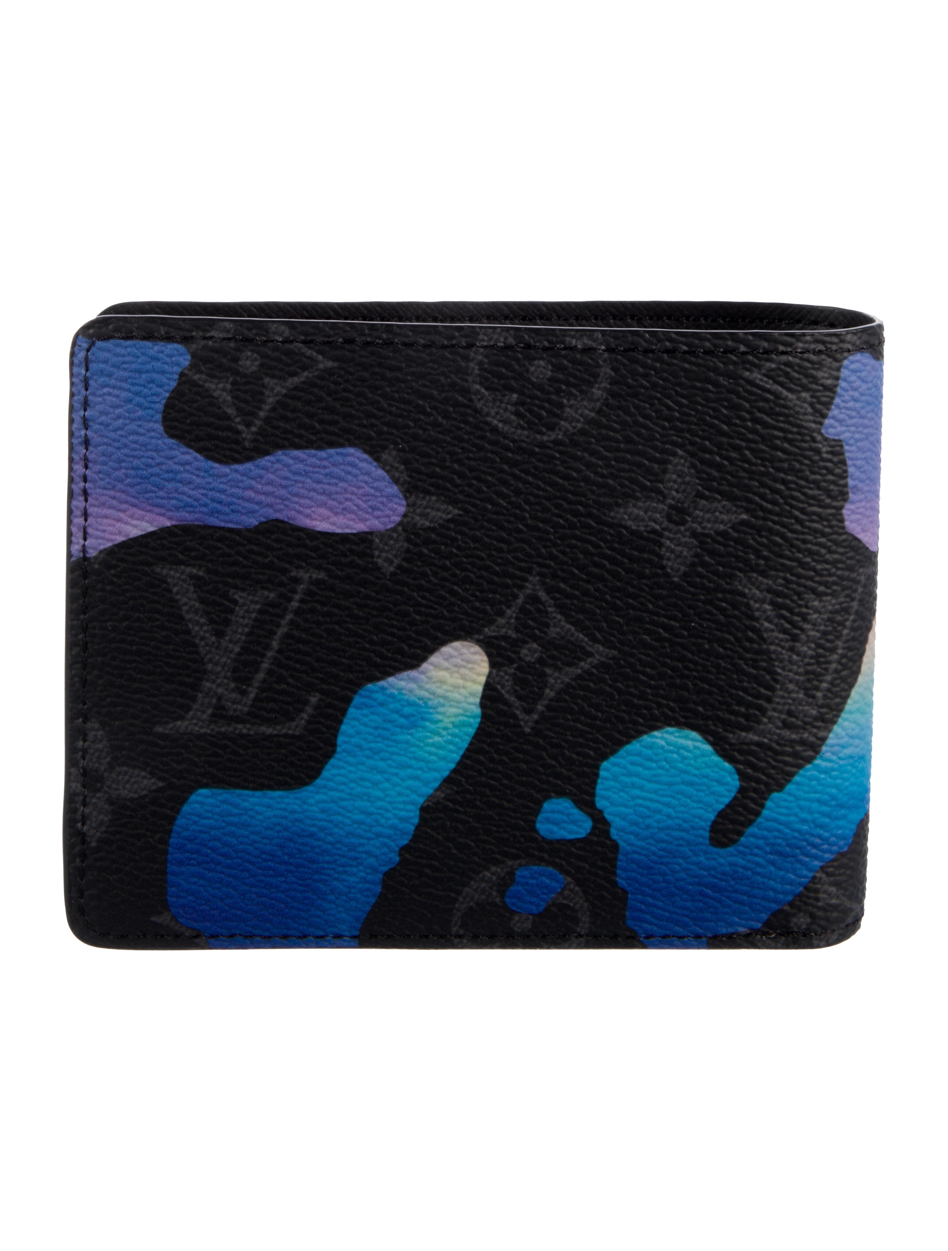 Louis Vuitton Monogram Eclipse Coated Canvas Bifold Wallet