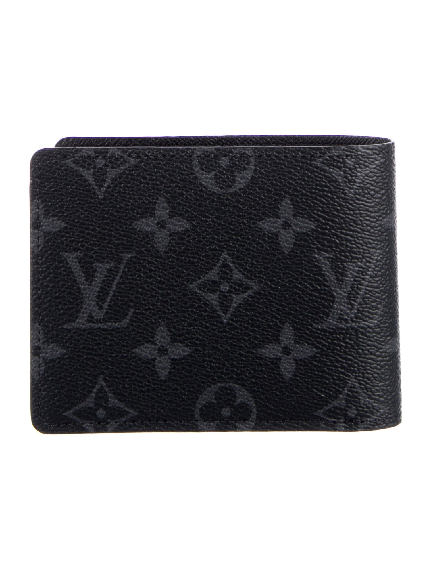 Louis Vuitton Monogram Eclipse Coated Canvas Bifold Wallet w/ Tags