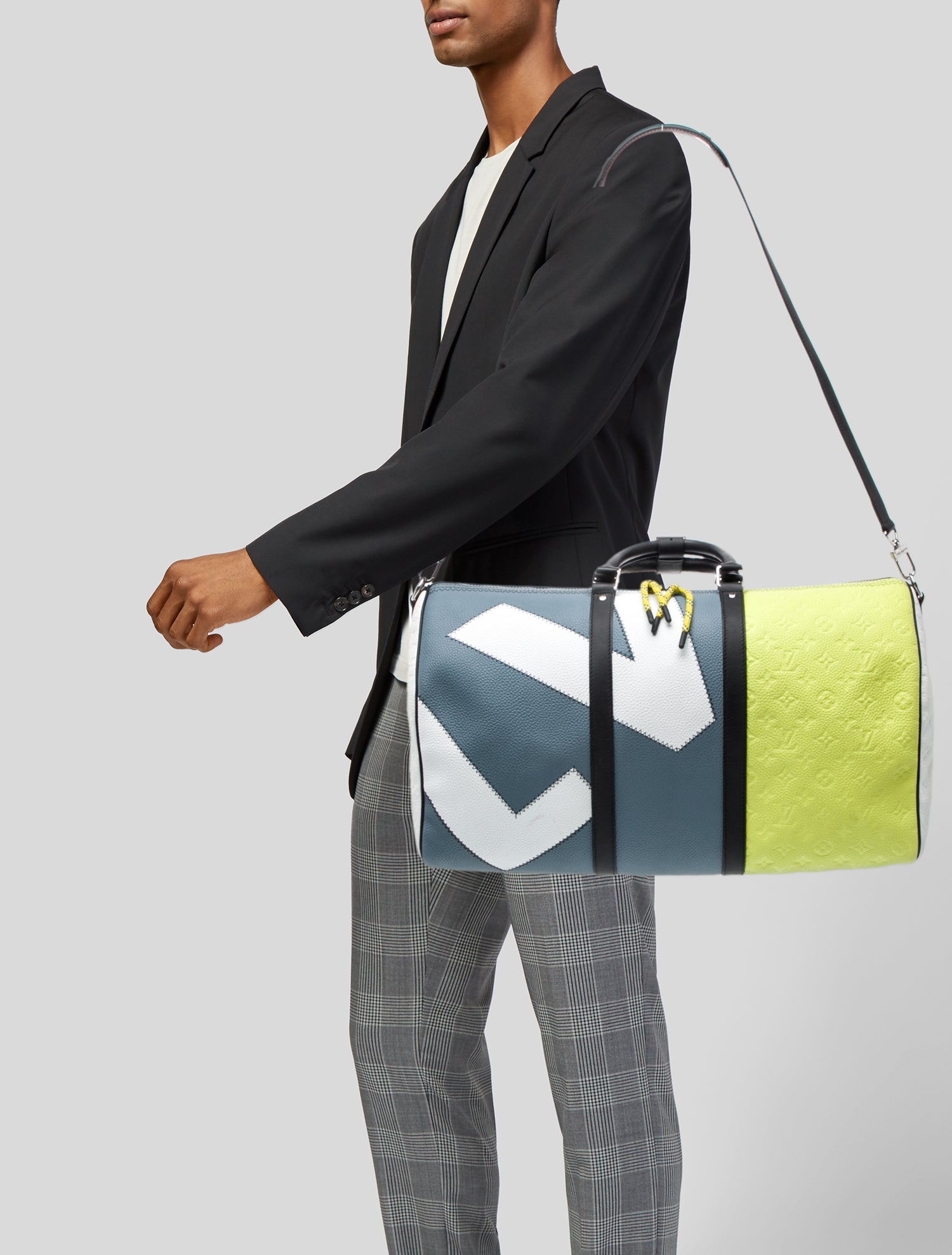 Louis Vuitton Leather Keepall Bandouliere 50