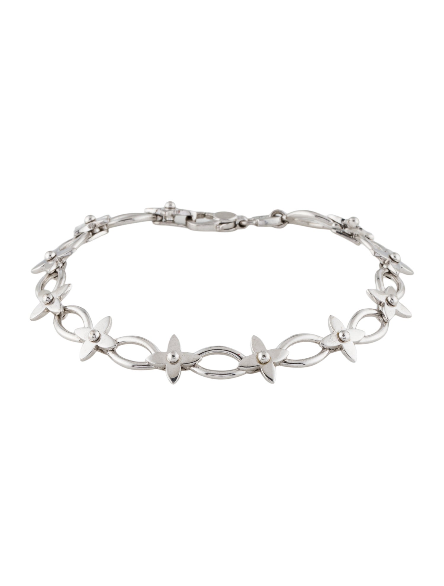 Louis Vuitton 18K Idylle Blossom Fleur Link Bracelet