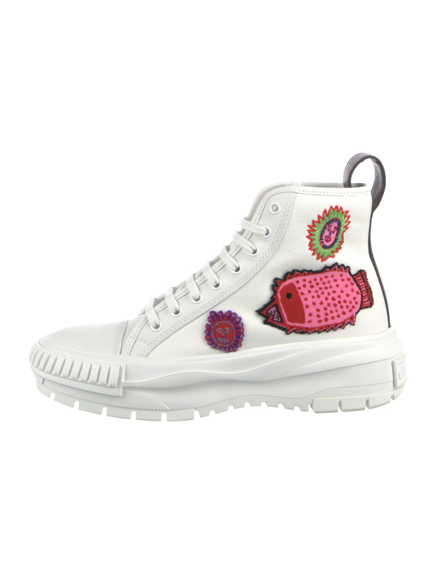 Louis Vuitton Leather Printed Sneakers