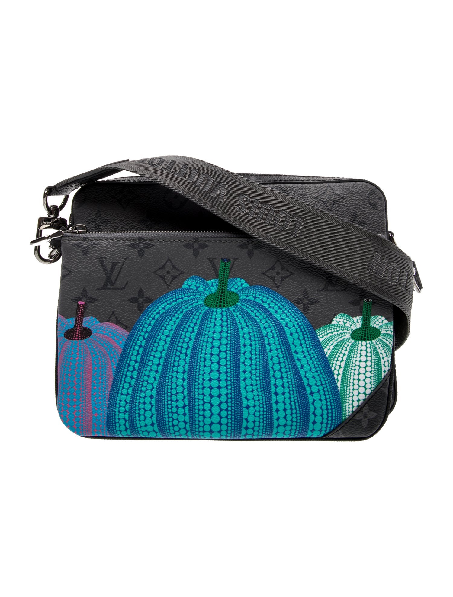 Louis Vuitton Monogram Eclipse x Yayoi Kusama Trio Messenger