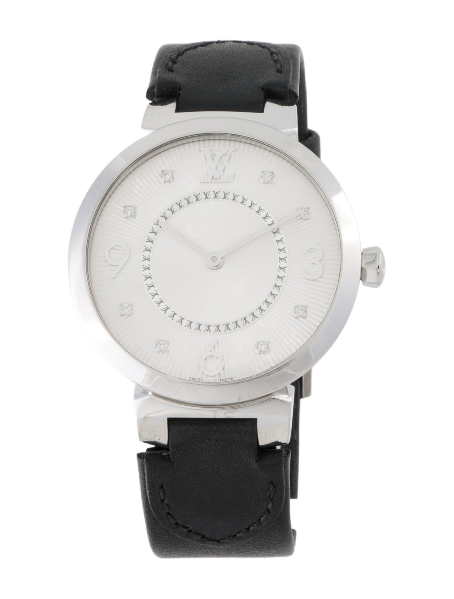 Louis Vuitton Tambour Slim Monogram 33 Watch