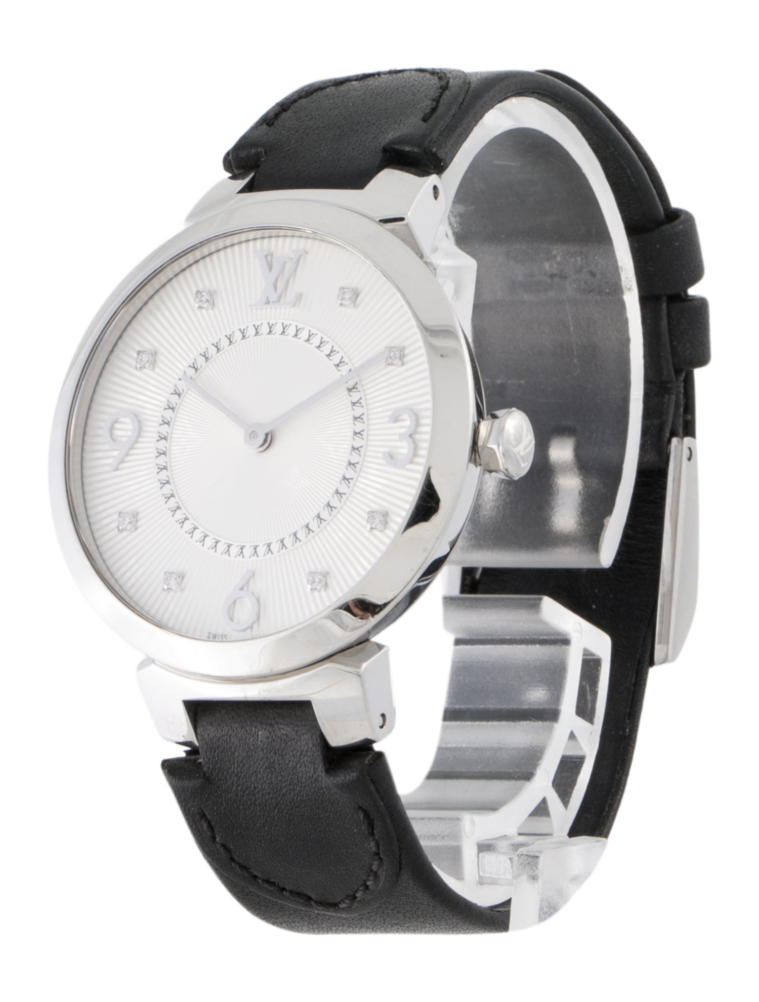 Louis Vuitton Tambour Slim Monogram 33 Watch