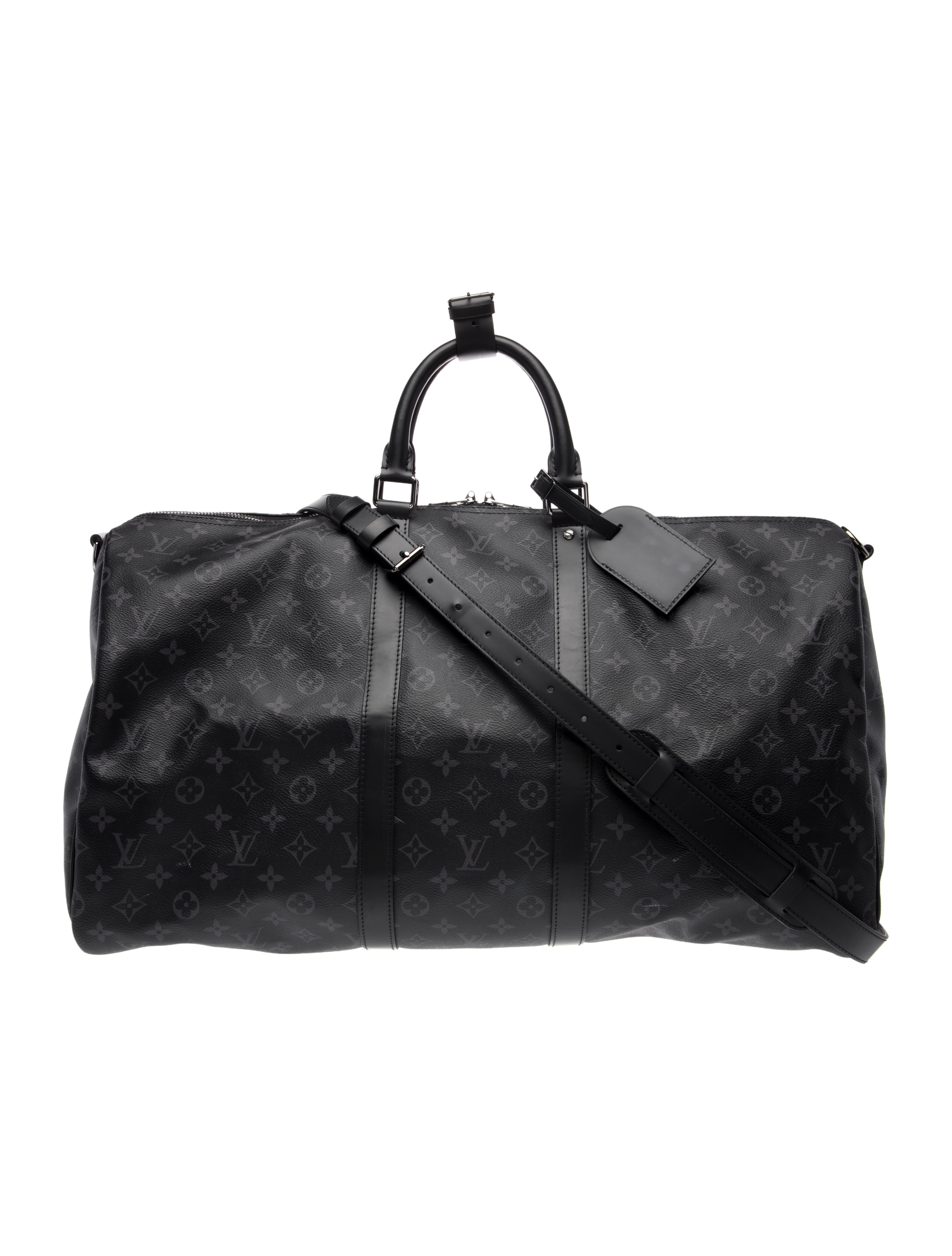 Louis Vuitton Monogram Eclipse Keepall Bandouliere 55