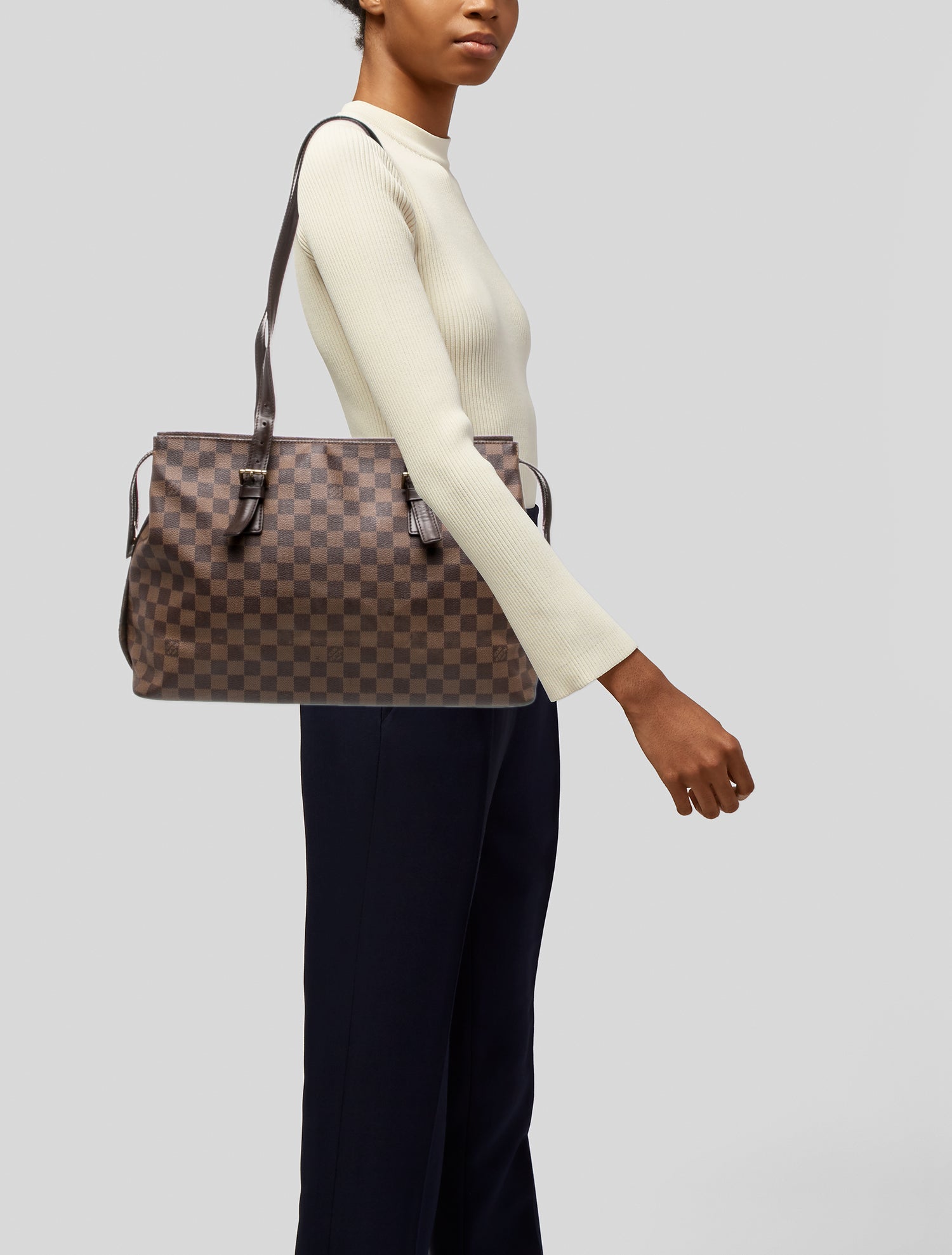 Louis Vuitton Damier Ebene Shoulder Bag