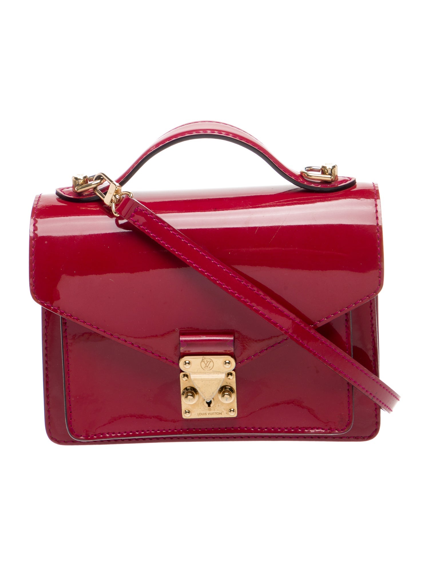 Louis Vuitton Vernis Patent Leather Monceau BB