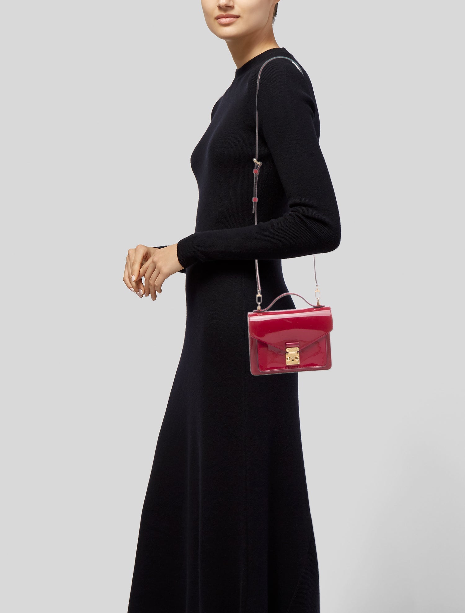 Louis Vuitton Vernis Patent Leather Monceau BB