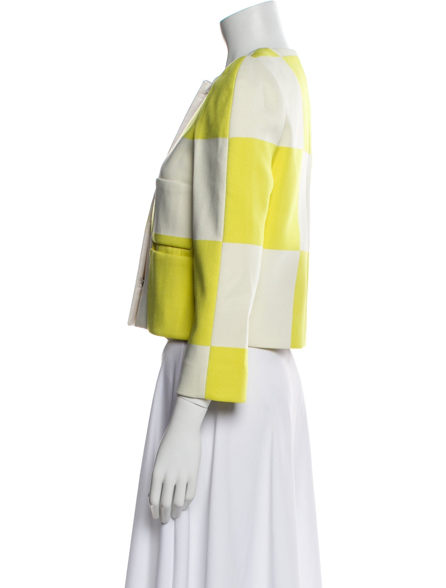 Louis Vuitton 2013 Plaid Print Evening Jacket