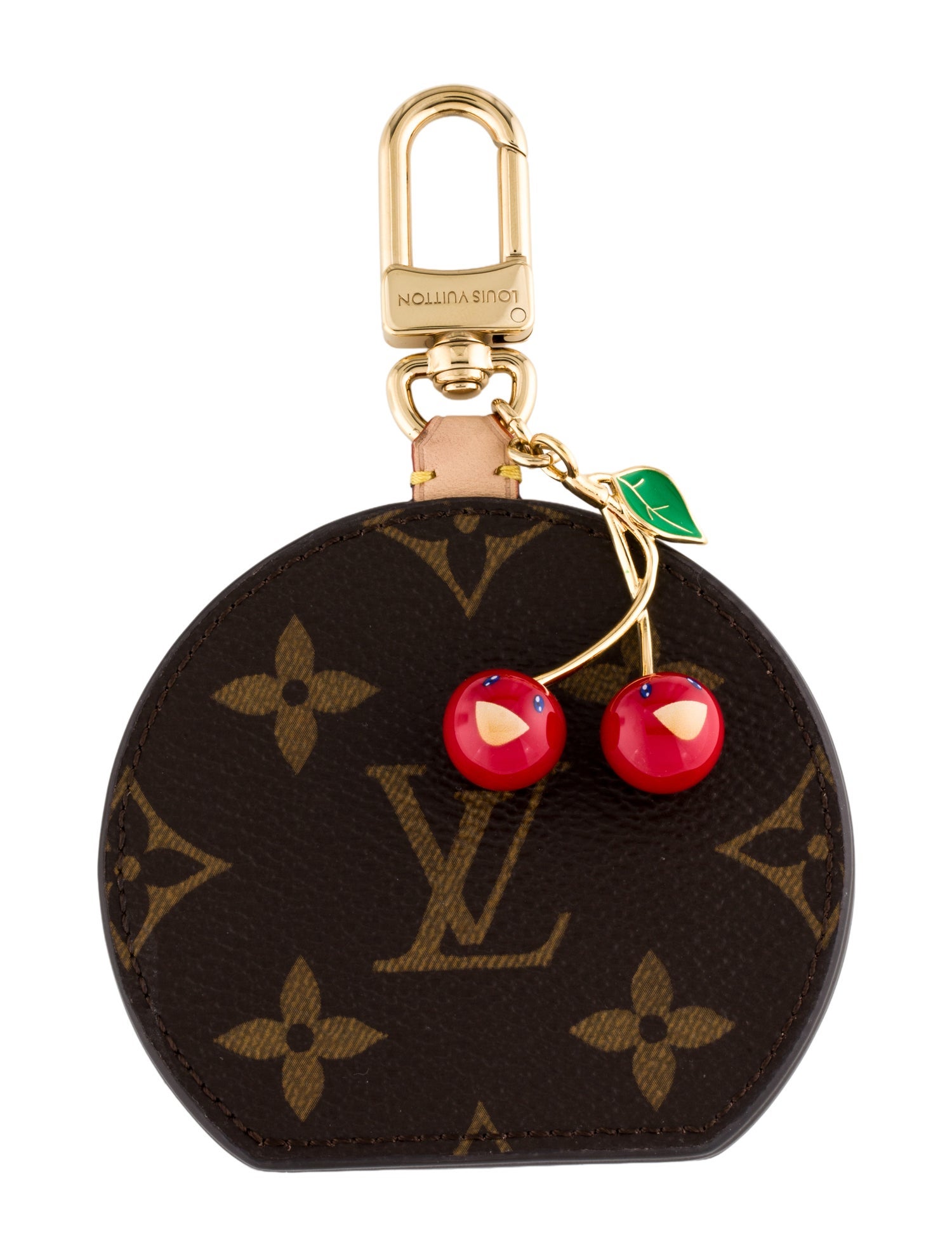 Louis Vuitton 2025 Cerise LV Mini Mirror Bag Charm