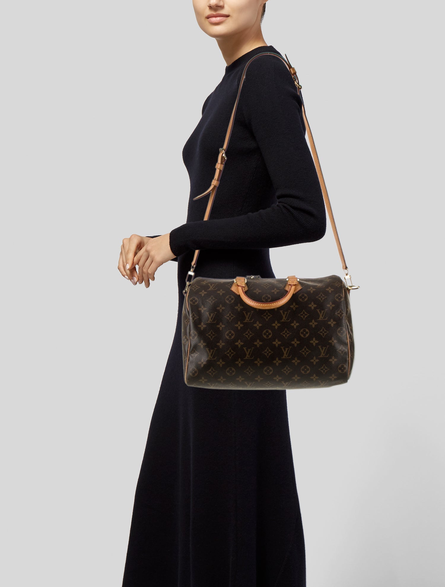 Louis Vuitton LV Monogram Speedy Bandouliere 35