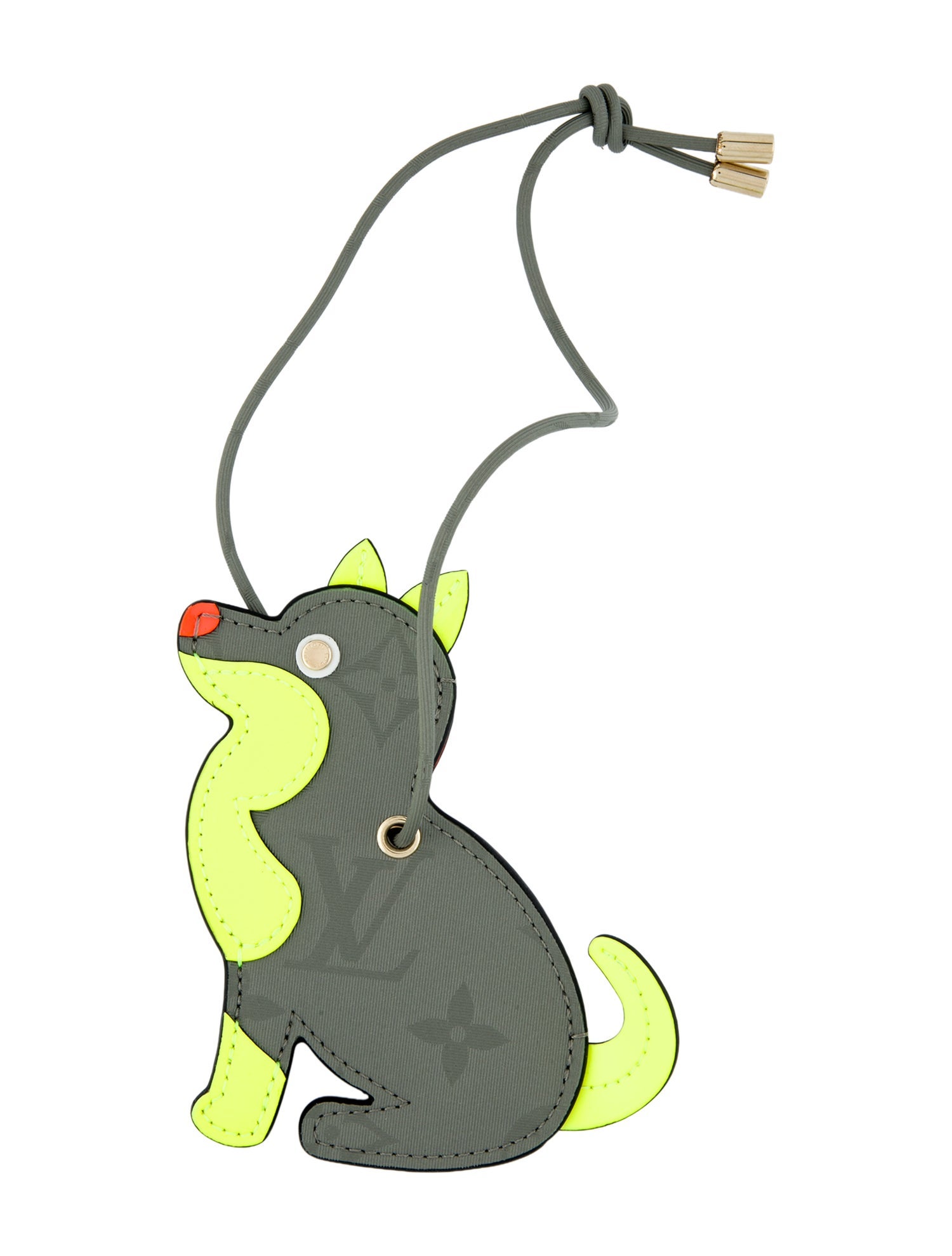 Louis Vuitton Titanium Dog Bag Charm