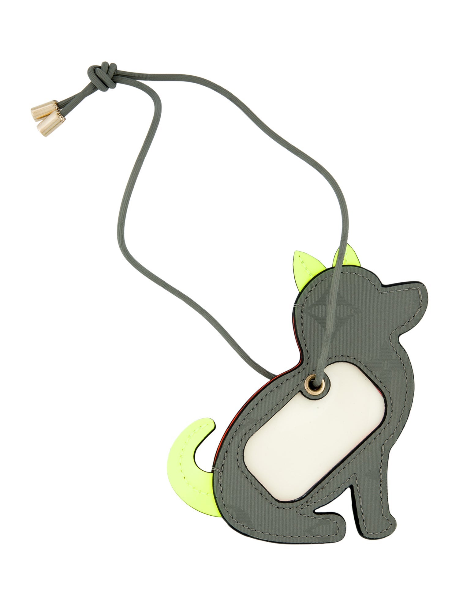 Louis Vuitton Titanium Dog Bag Charm