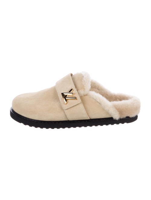 Louis Vuitton Suede Mules