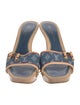 Louis Vuitton LV Monogram Denim Slides