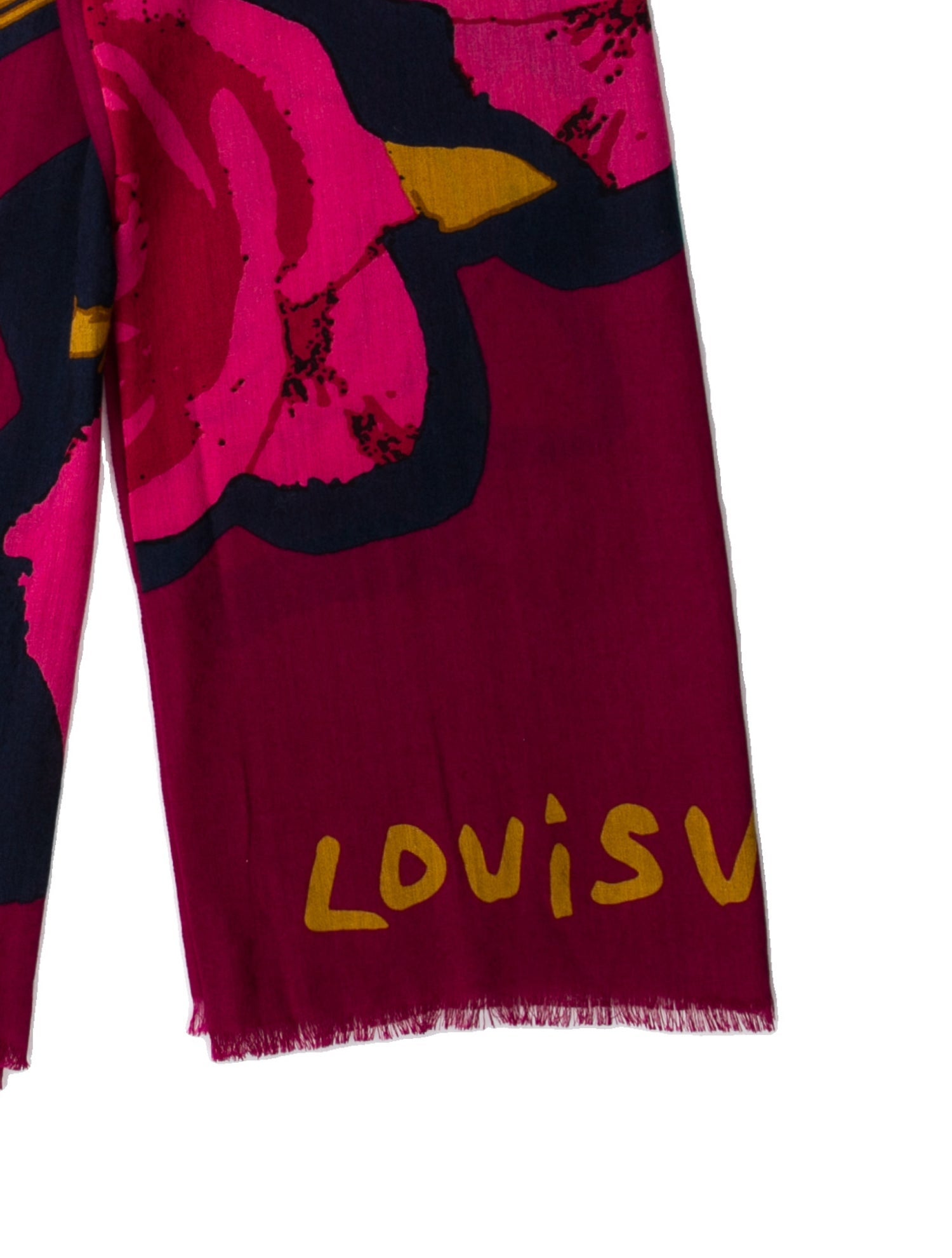 Louis Vuitton x Stephen Sprouse Roses 2014 Shawl