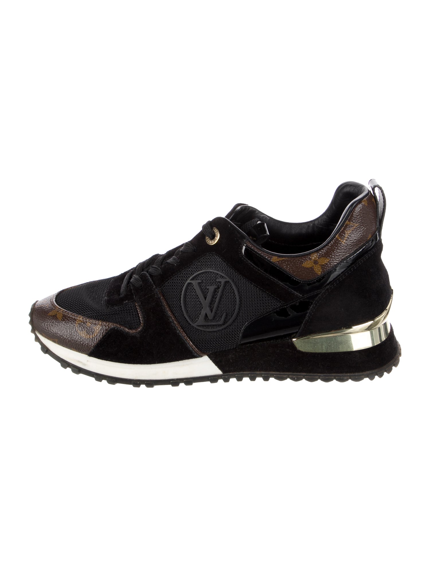 Louis Vuitton LV Monogram Suede Sneakers