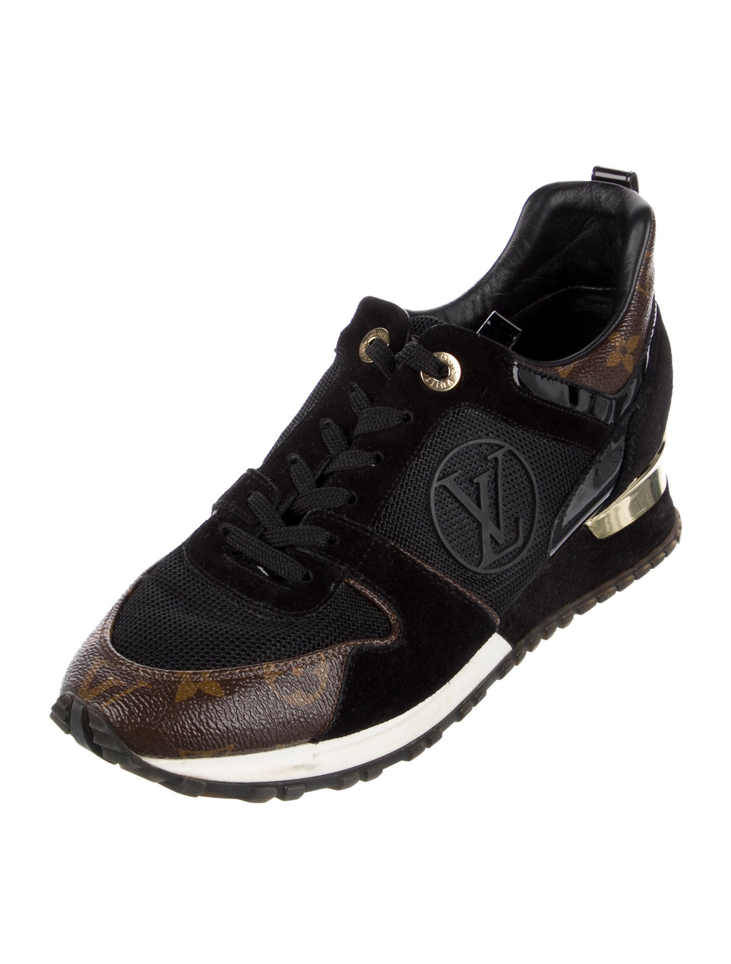 Louis Vuitton LV Monogram Suede Sneakers