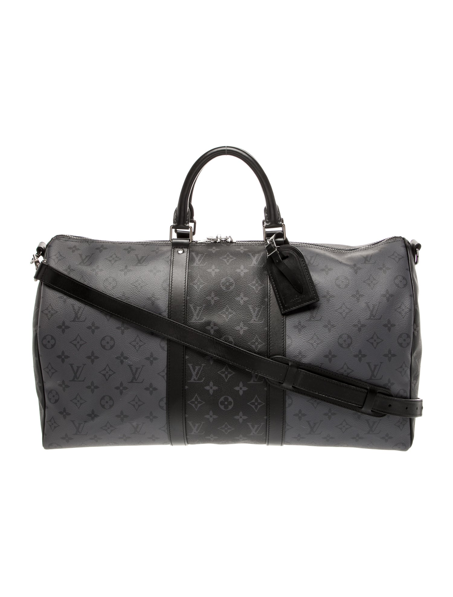 Louis Vuitton Monogram Eclipse Keepall Bandouliere 50