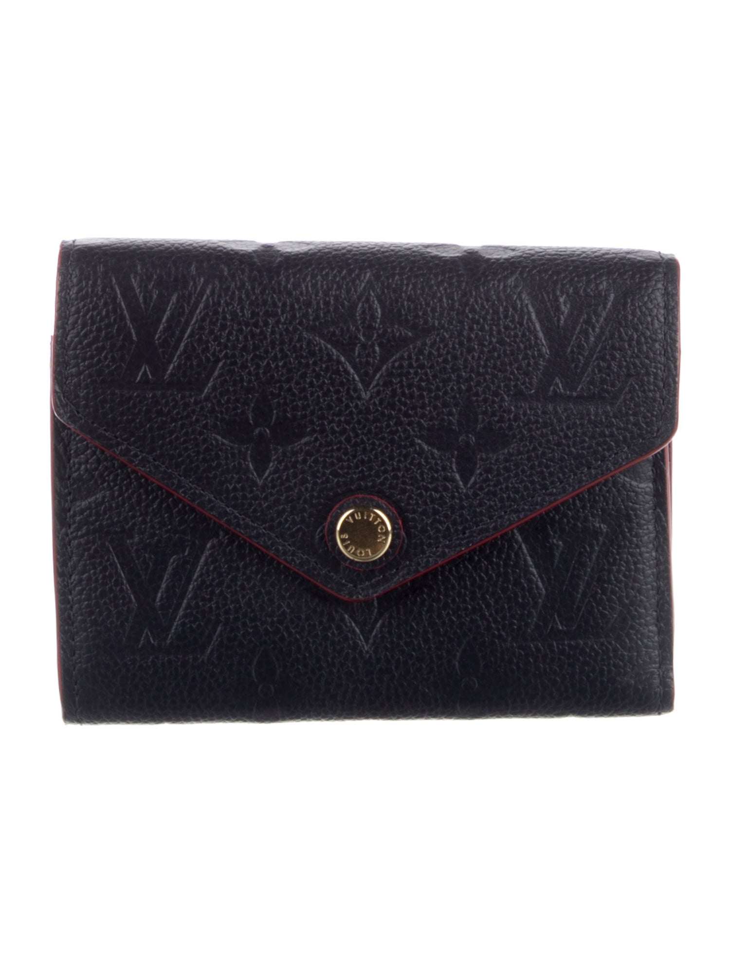 Louis Vuitton LV Monogram Empreinte Leather Victorine Wallet