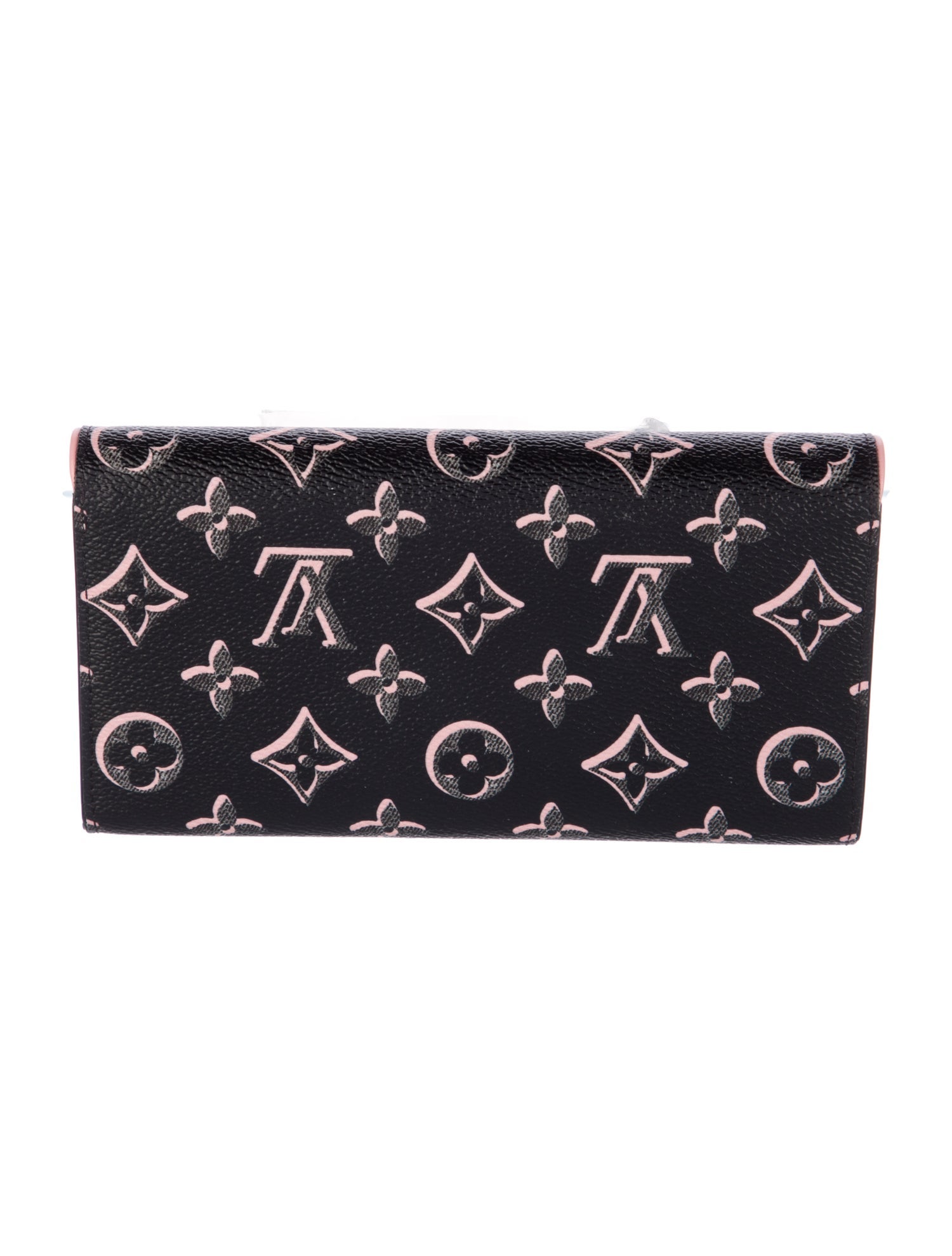 Louis Vuitton LV Monogram Coated Canvas Sarah Wallet