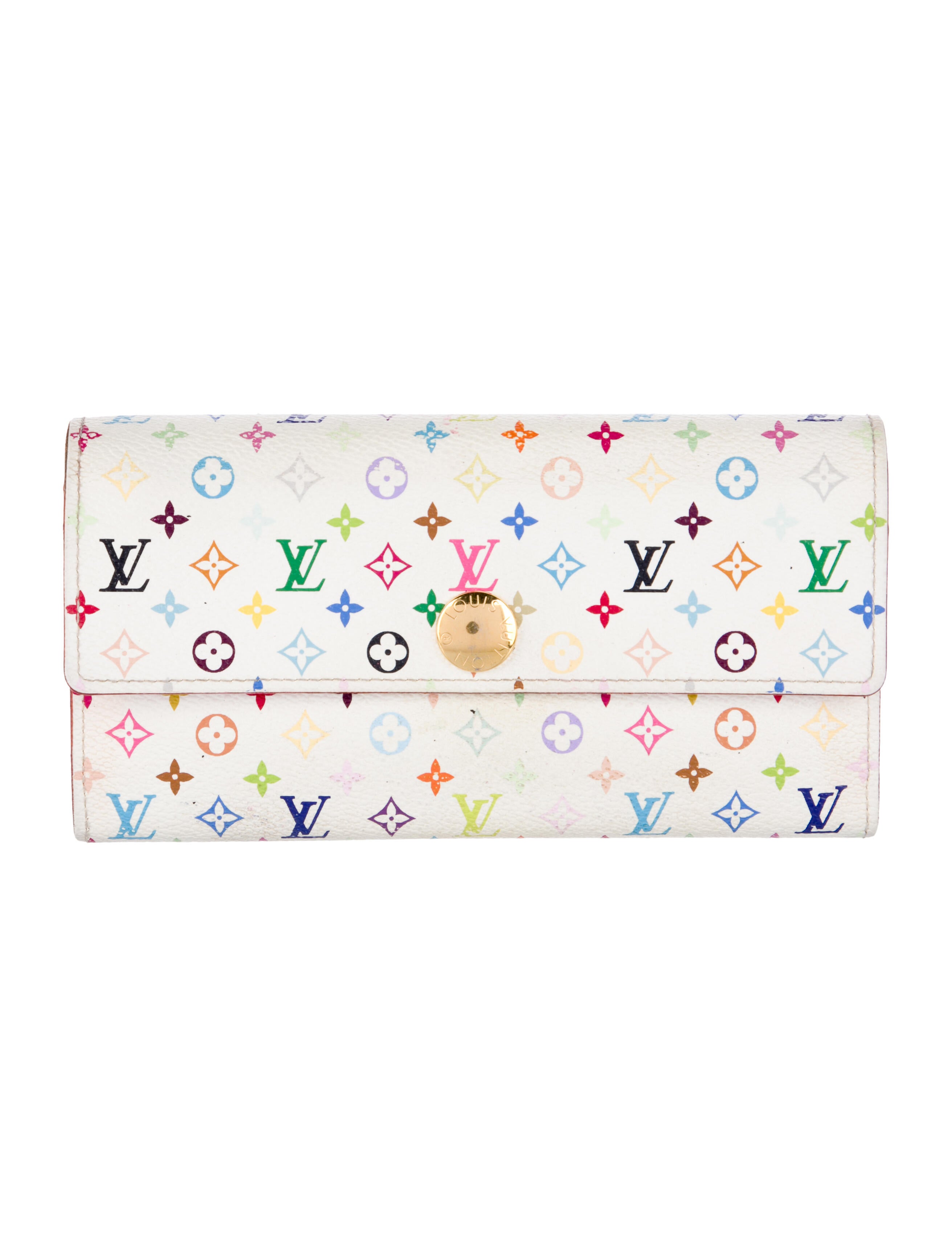 Louis Vuitton 2011 Multicolore Monogram Pattern Sarah Wallet