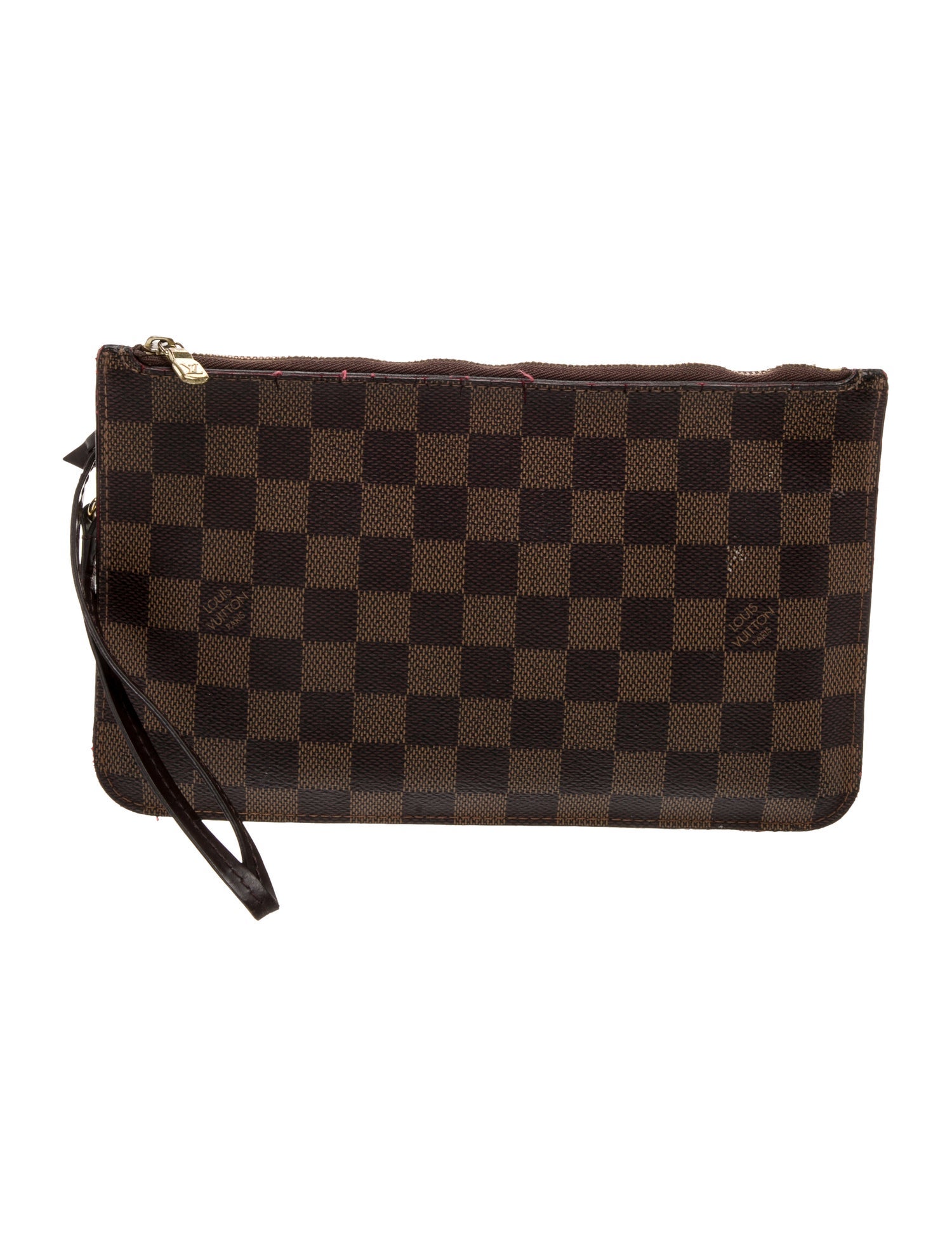 Louis Vuitton Damier Ebene Neverfull Pouch
