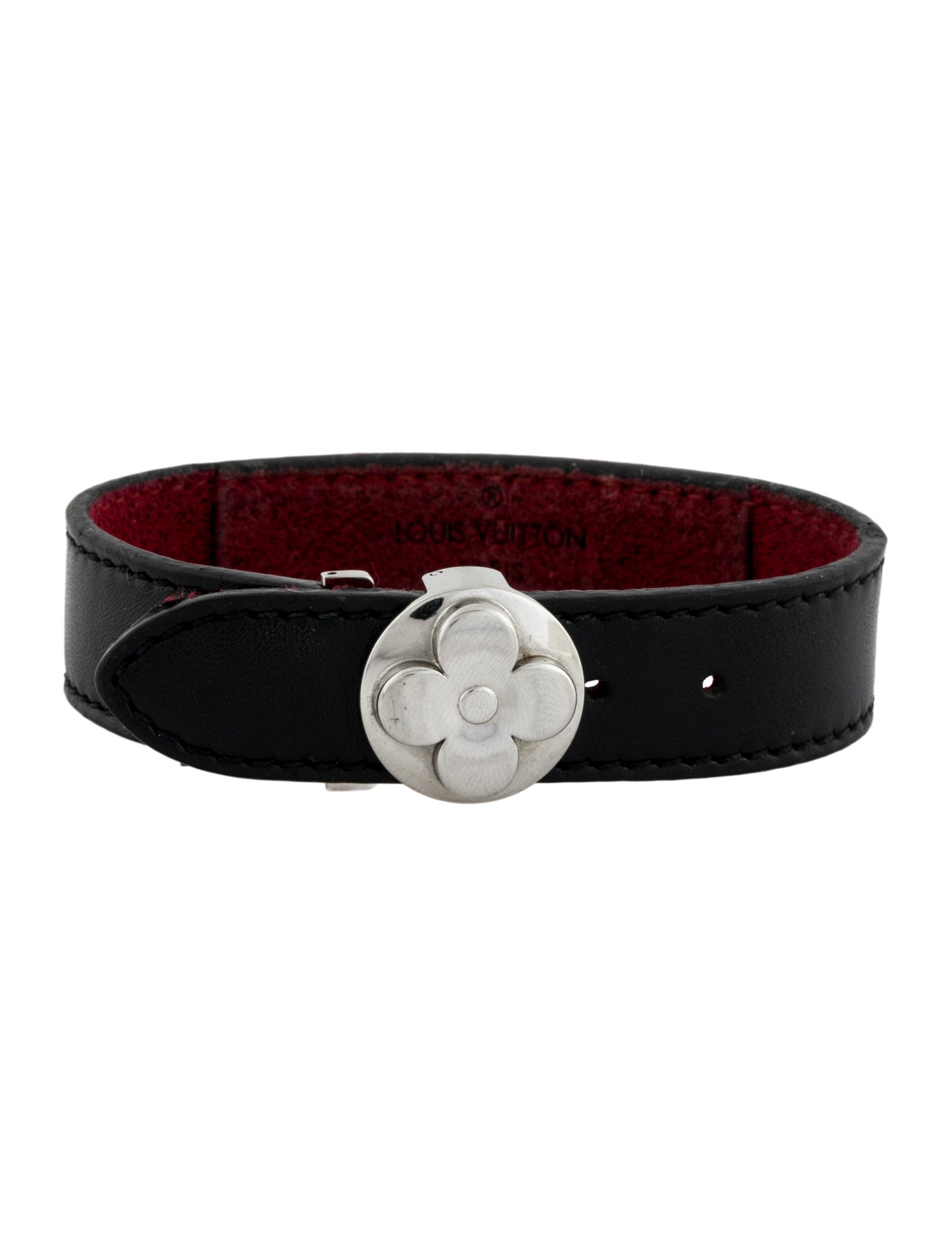 Louis Vuitton Leather Wish Monogram Bracelet