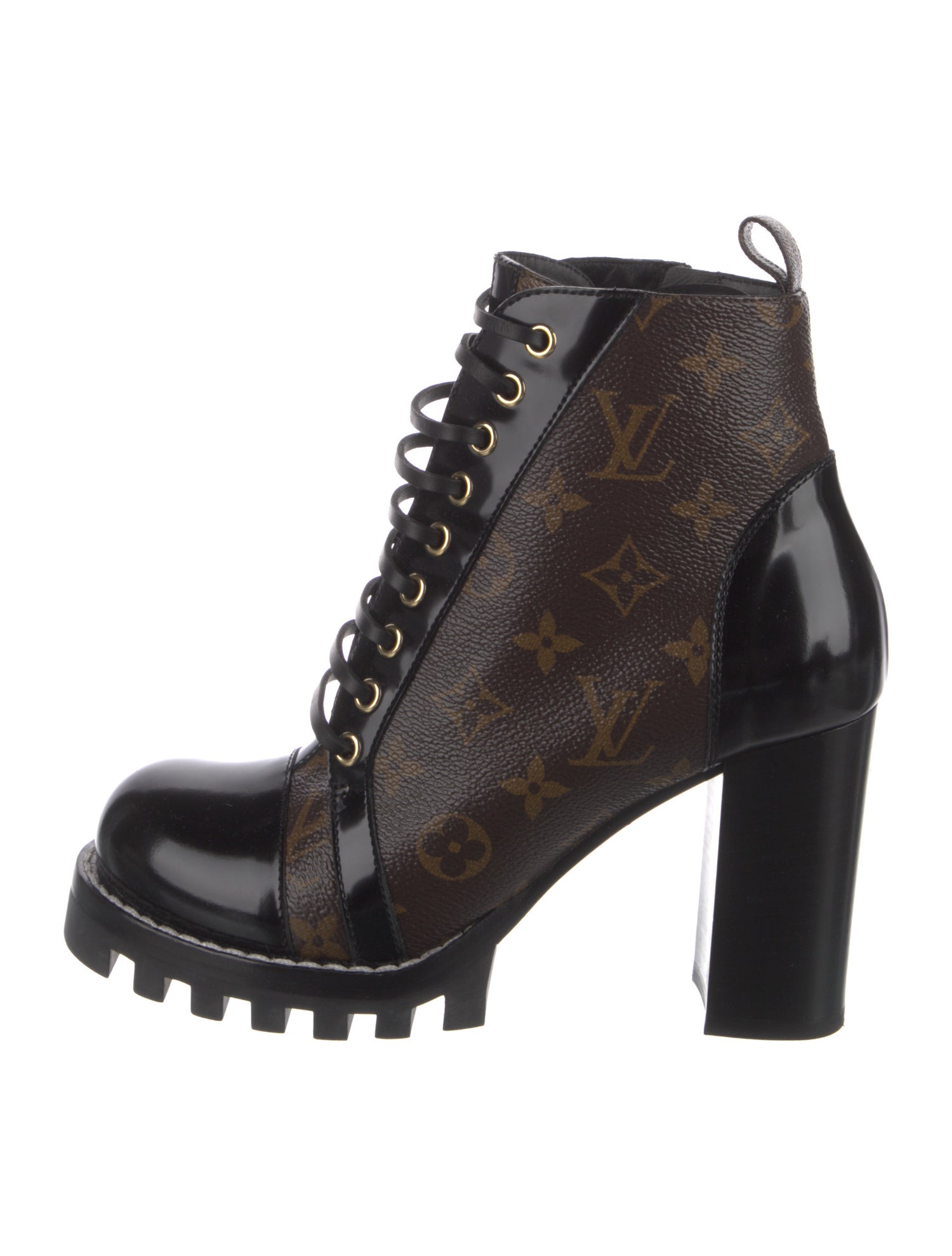 Louis Vuitton LV Monogram Combat Boots