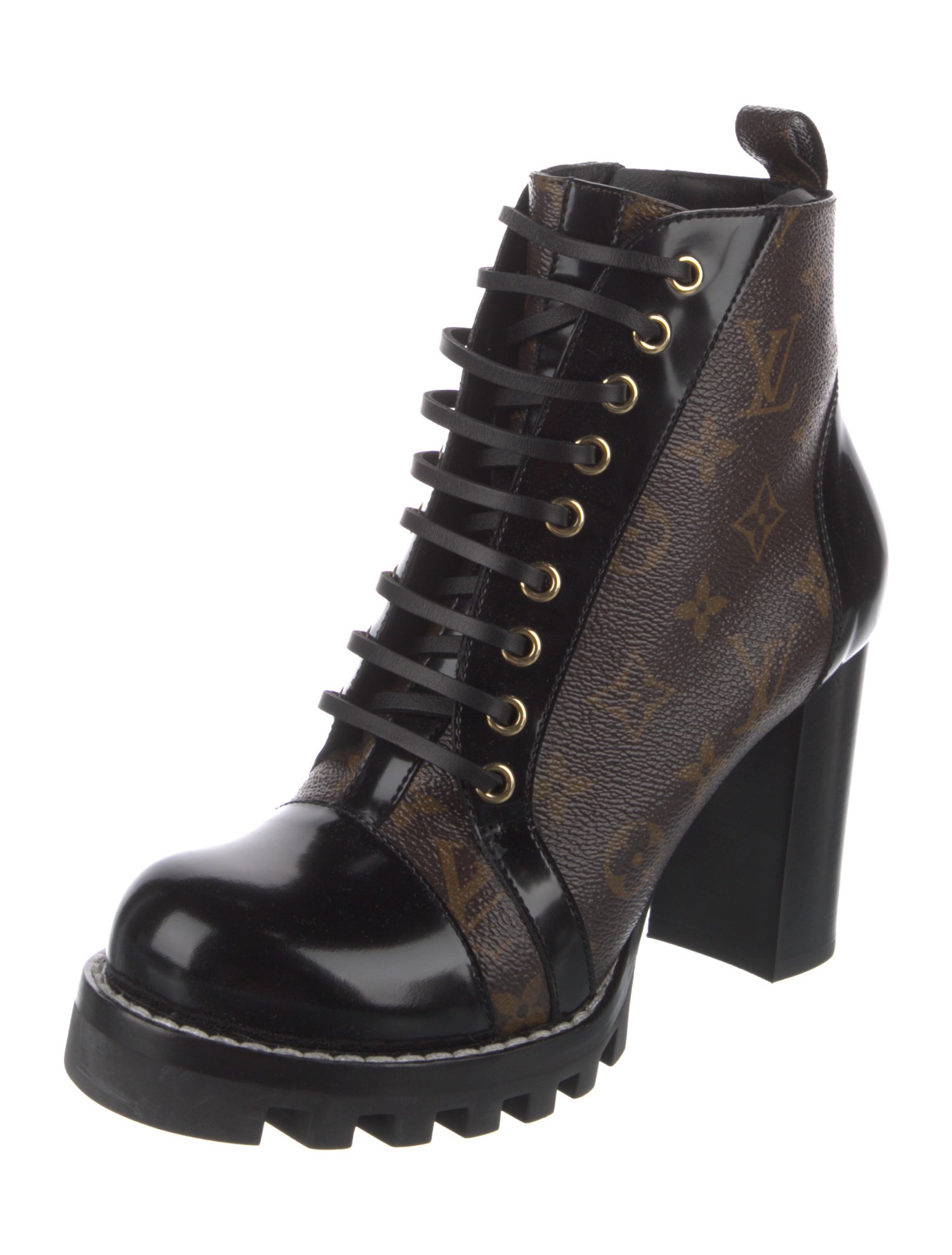 Louis Vuitton LV Monogram Combat Boots