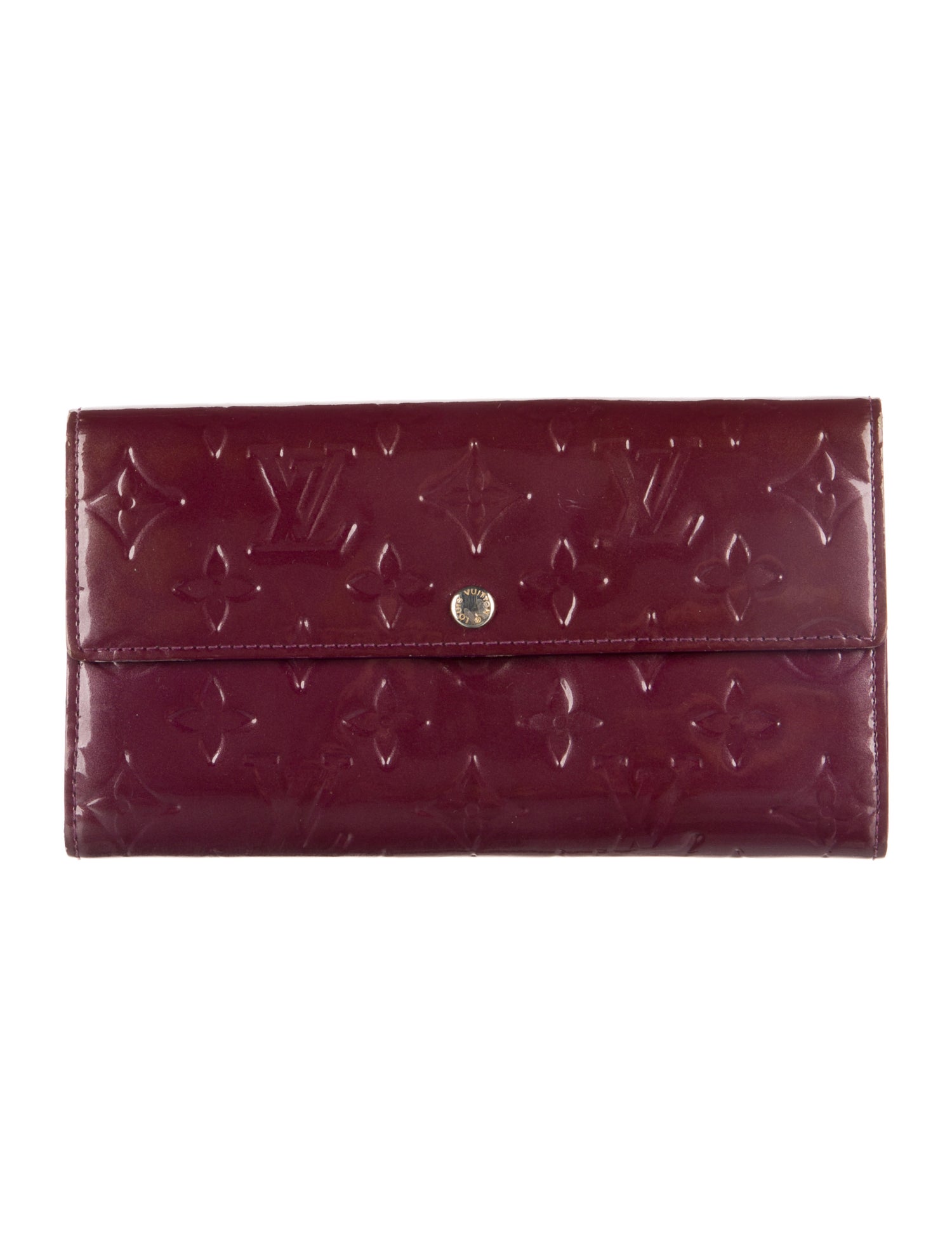 Louis Vuitton Monogram Pattern Vernis Patent Leather Wallet