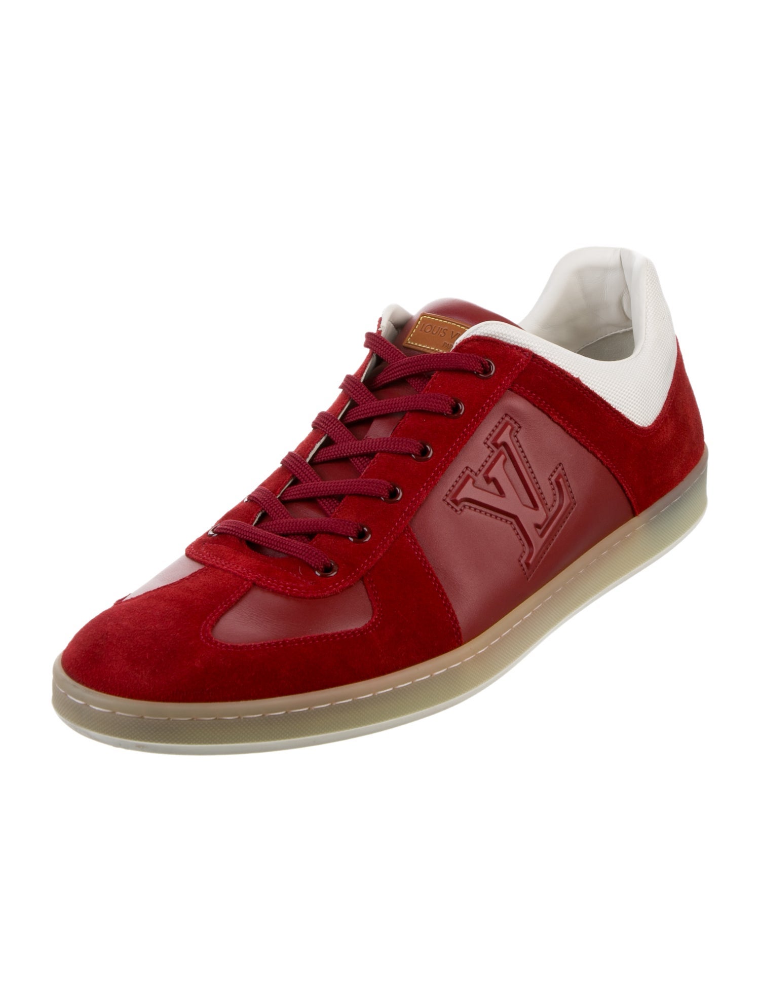 Louis Vuitton Suede Printed Sneakers