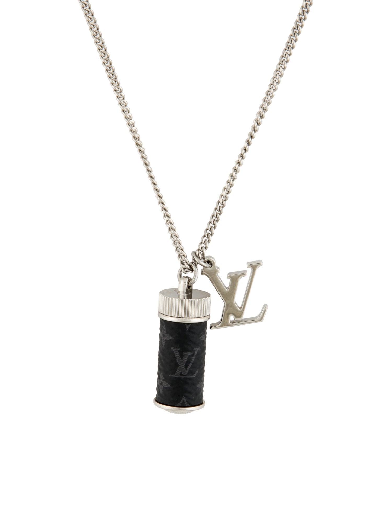 Louis Vuitton Monogram Eclipse Charms Necklace