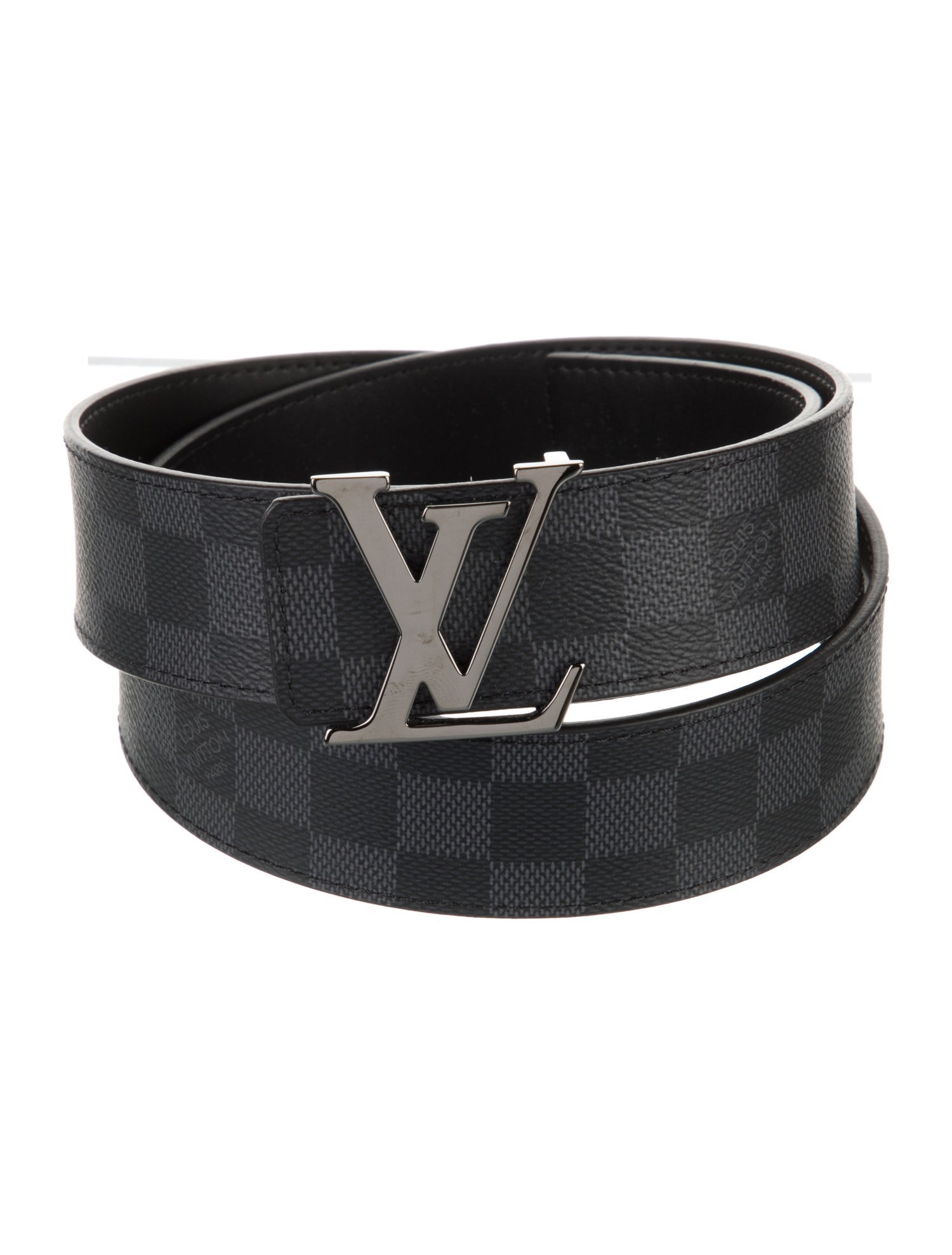 Louis Vuitton 2021 Damier Graphite Pattern Belt Kit