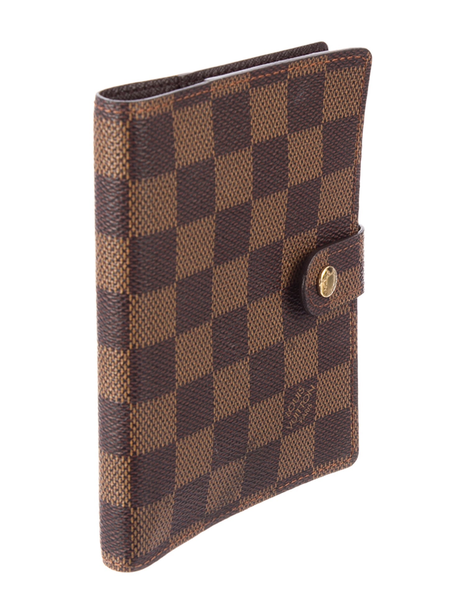 Louis Vuitton Vintage Damier Ebene Small Ring Agenda Cover