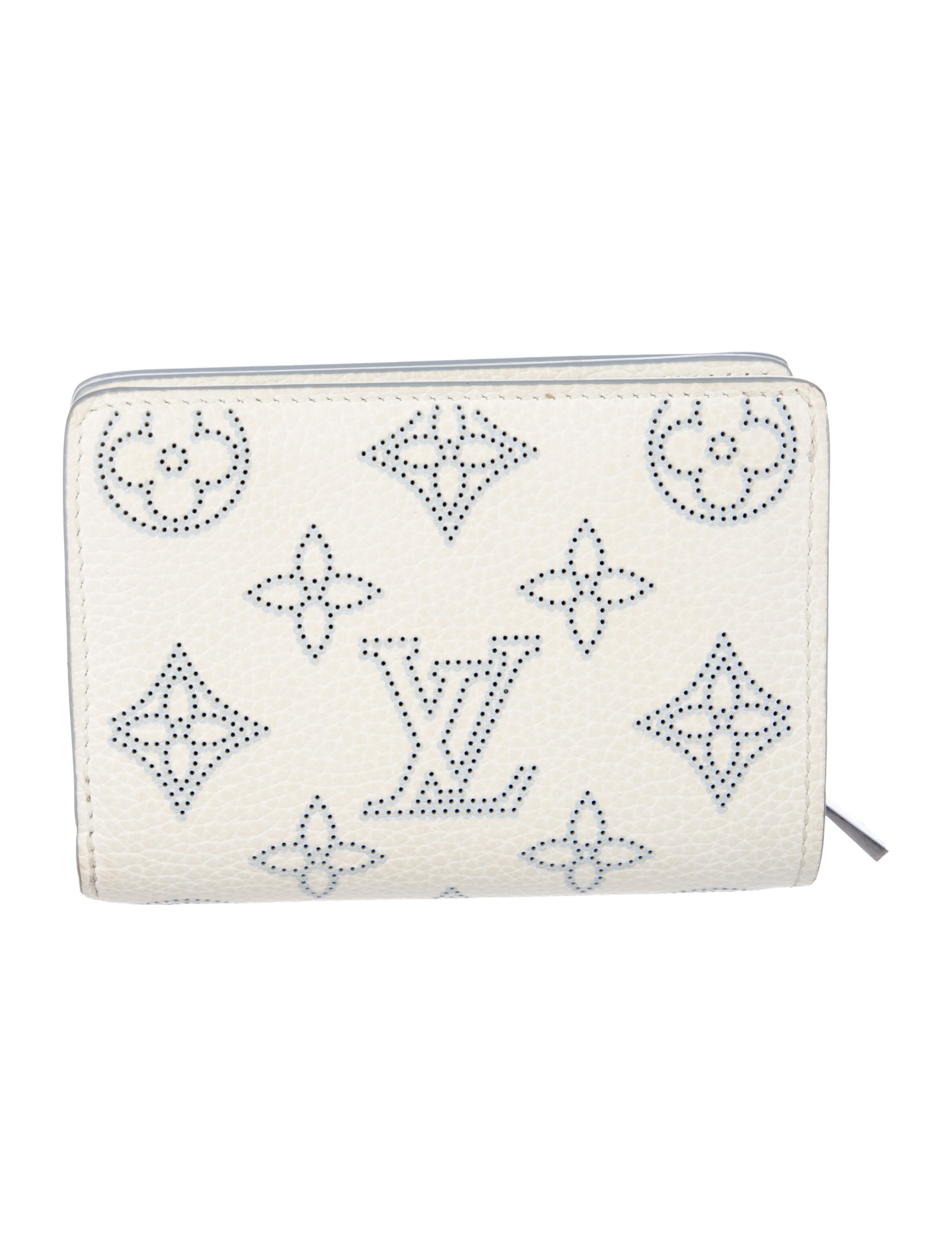 Louis Vuitton Perforated Monogram Mahina Leather Cléa Wallet