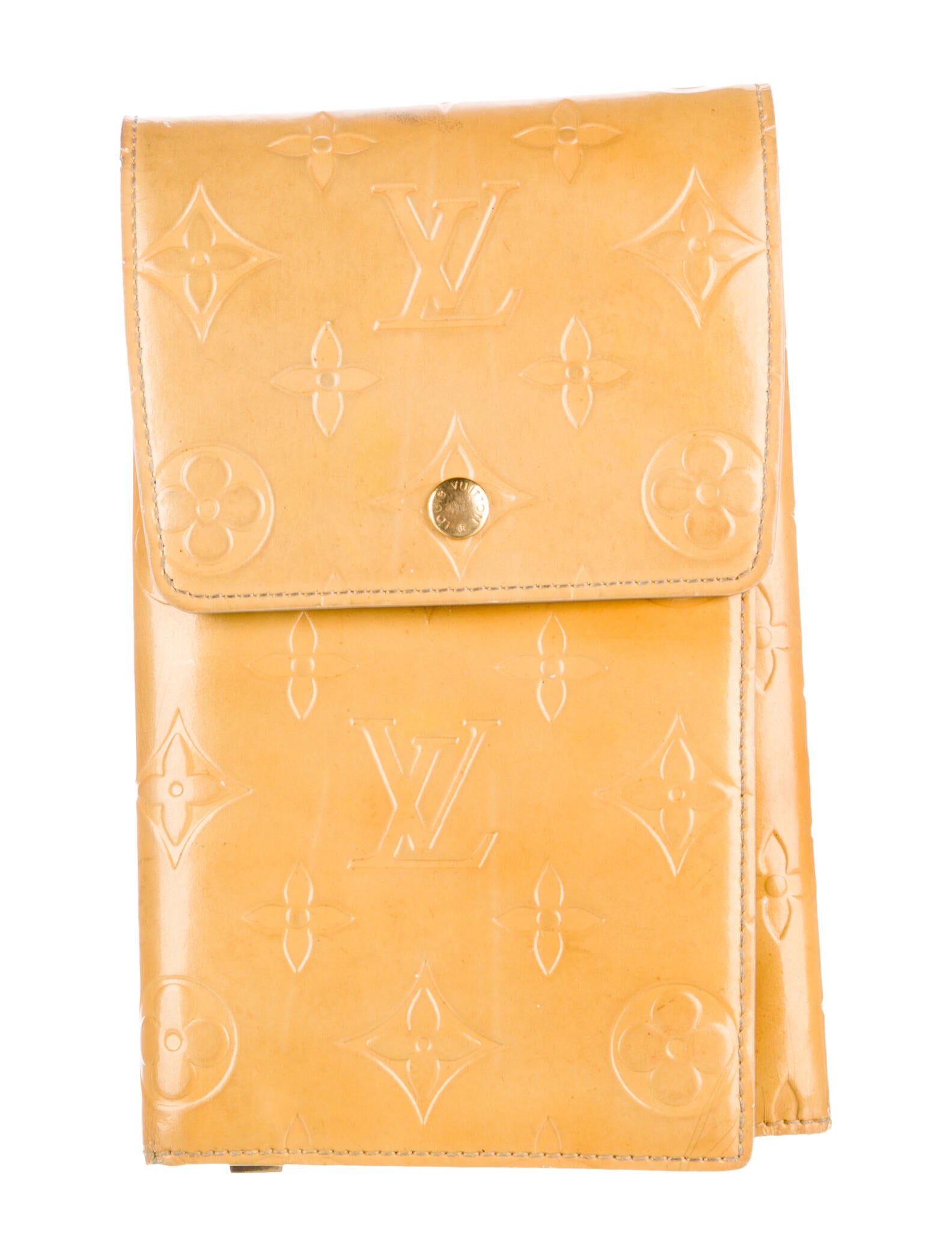 Louis Vuitton Monogram Vernis Vernis Patent Leather Elise Wallet