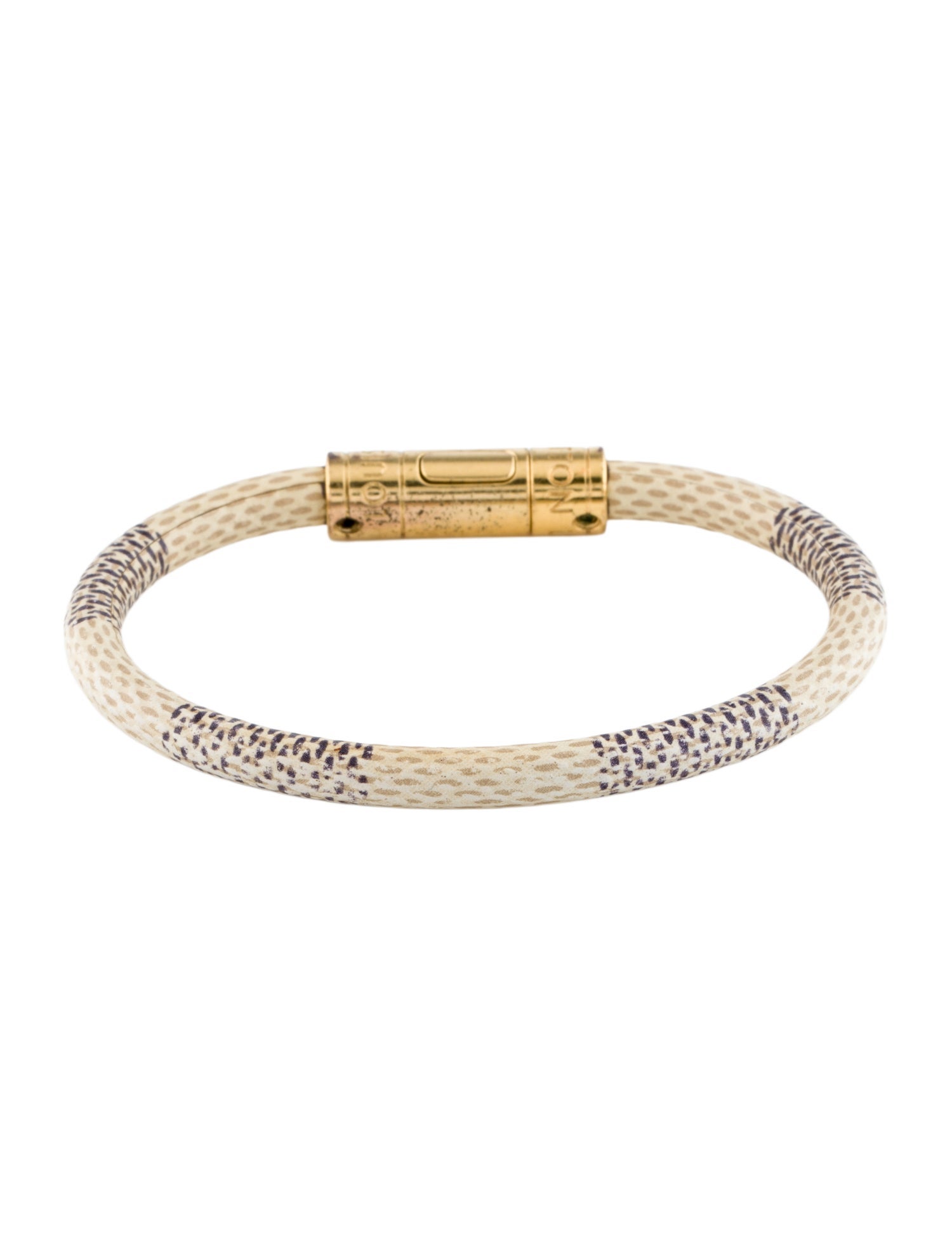 Louis Vuitton Leather Keep It Wrap Bracelet