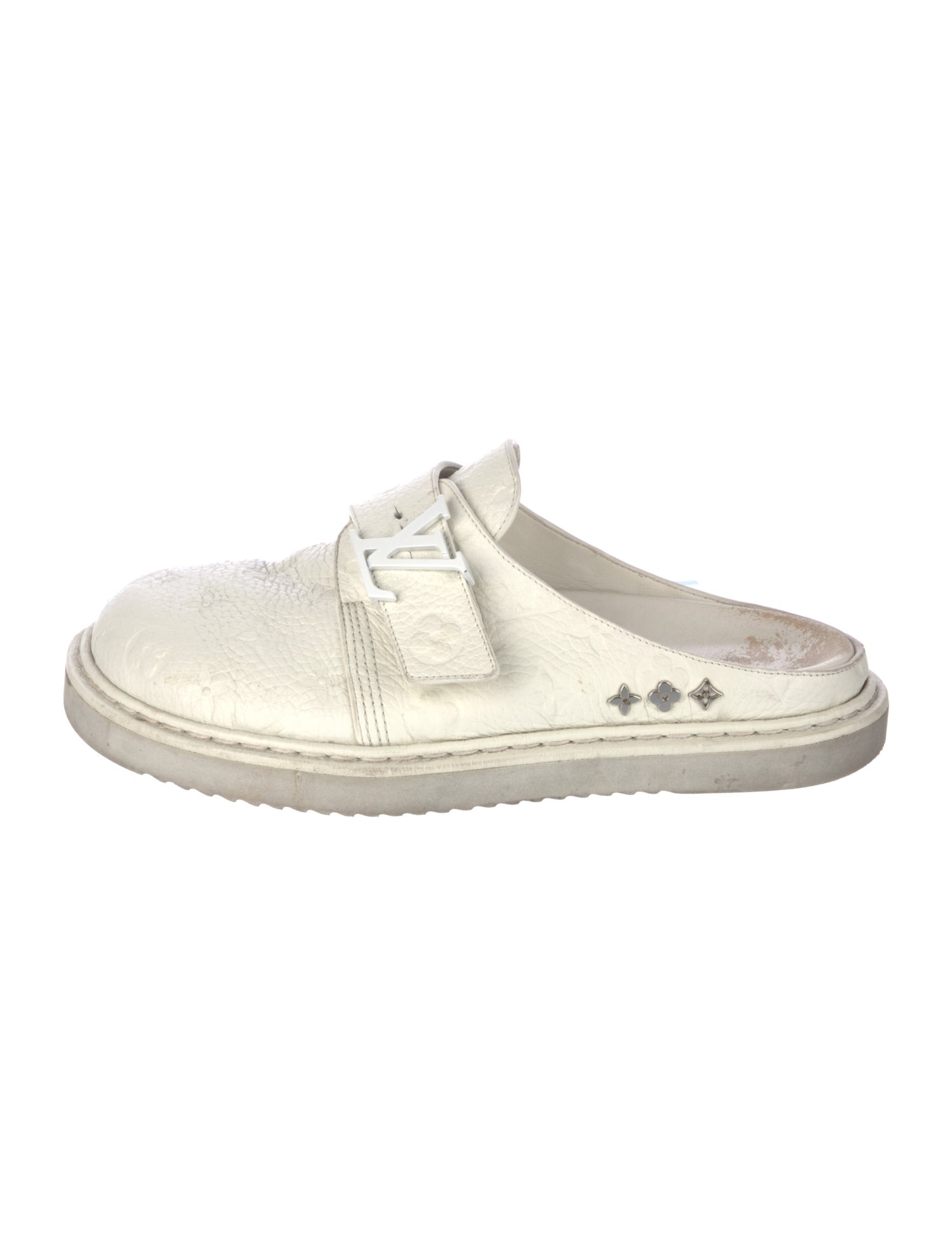 Louis Vuitton Leather Mules