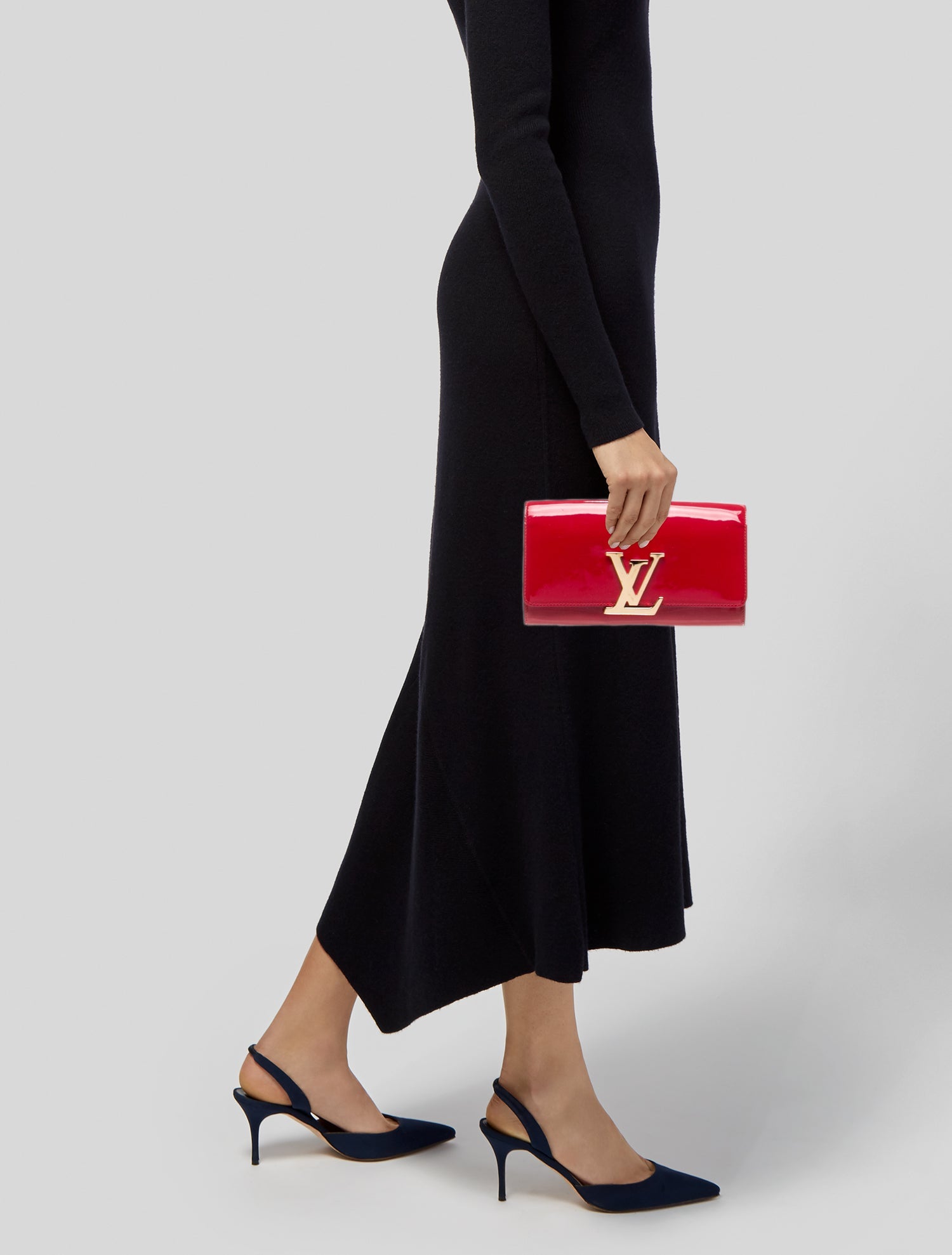 Louis Vuitton Signature Louise Clutch