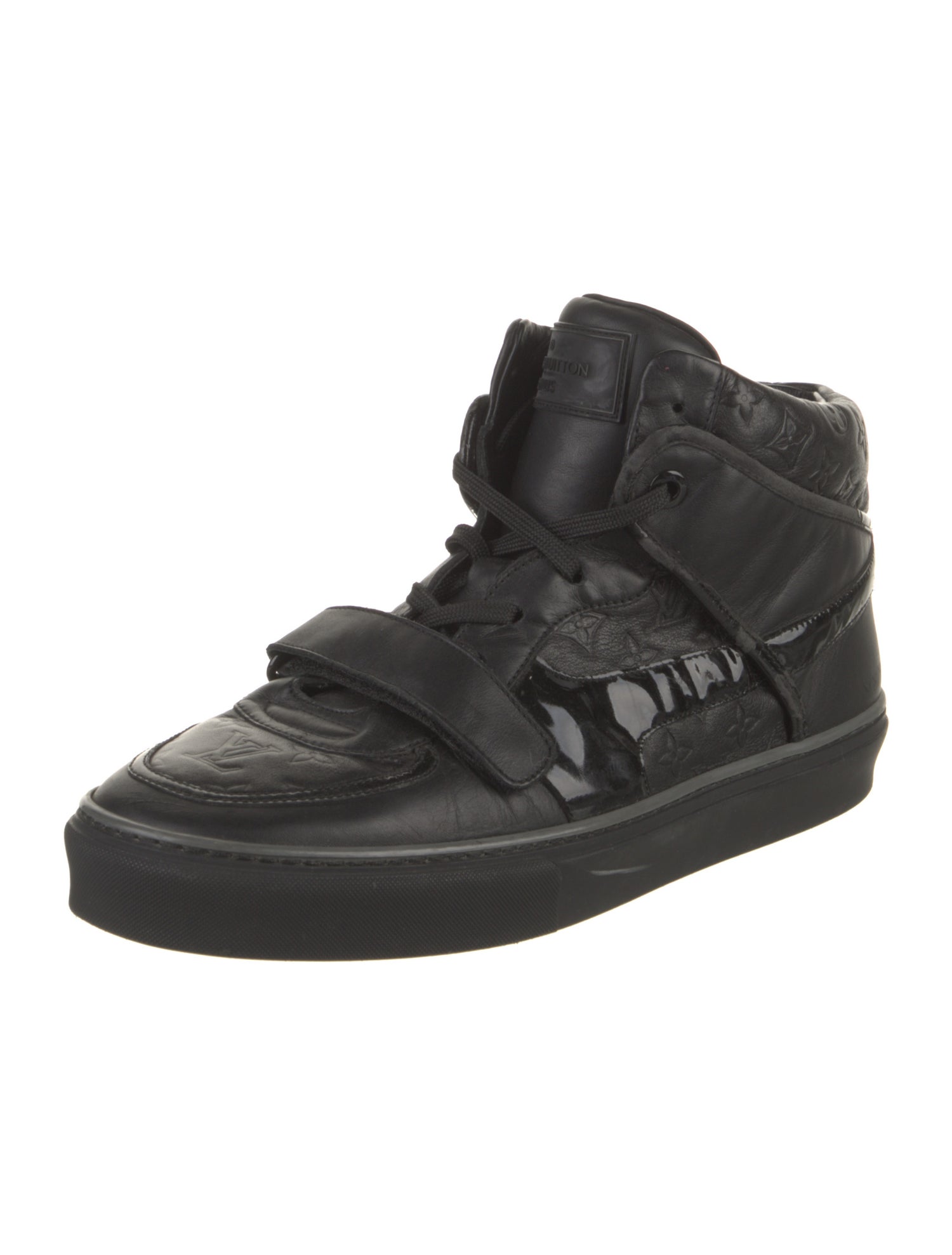 Louis Vuitton LV Monogram Leather Lace-Up Boots