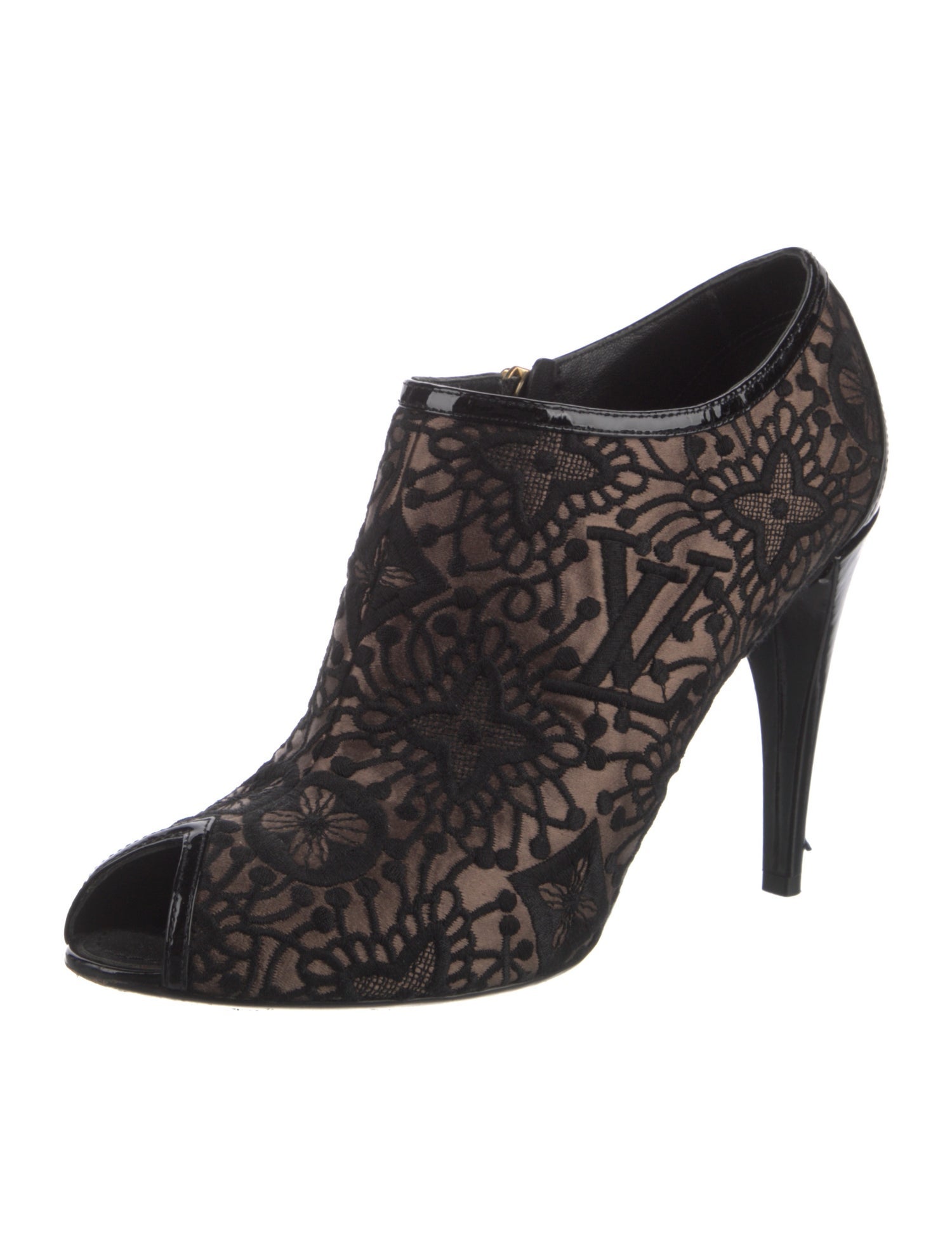 Louis Vuitton LV Monogram Lace Pumps